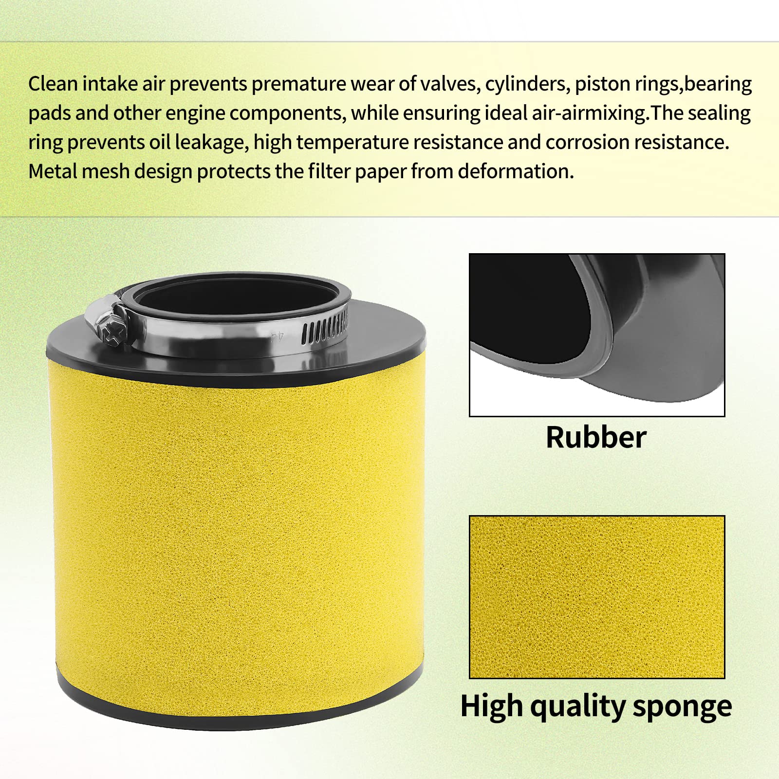 Recon 250 Trx250Ex Rancher 420 400Ex 17254-Hm8-000 Air Filter For Honda Recon 250 Trx250Te Trx250Tm Trx250Ex Trx250X Trx250 Es F