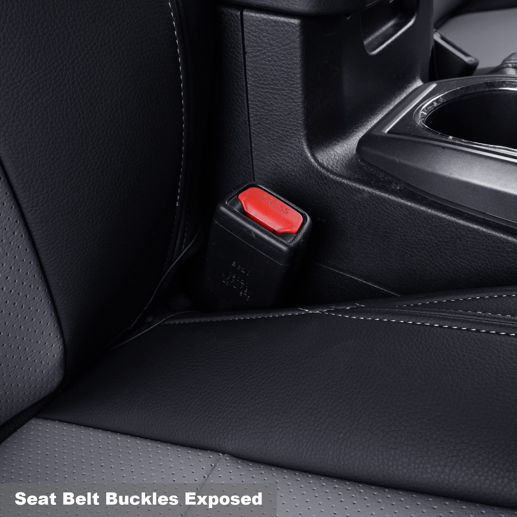 Luckyman Club 2 Front Tacoma Seat Covers Custom Fit 2016-2023 Tacoma Crew Cab And Extended Cab (Gray 2 Pcs)