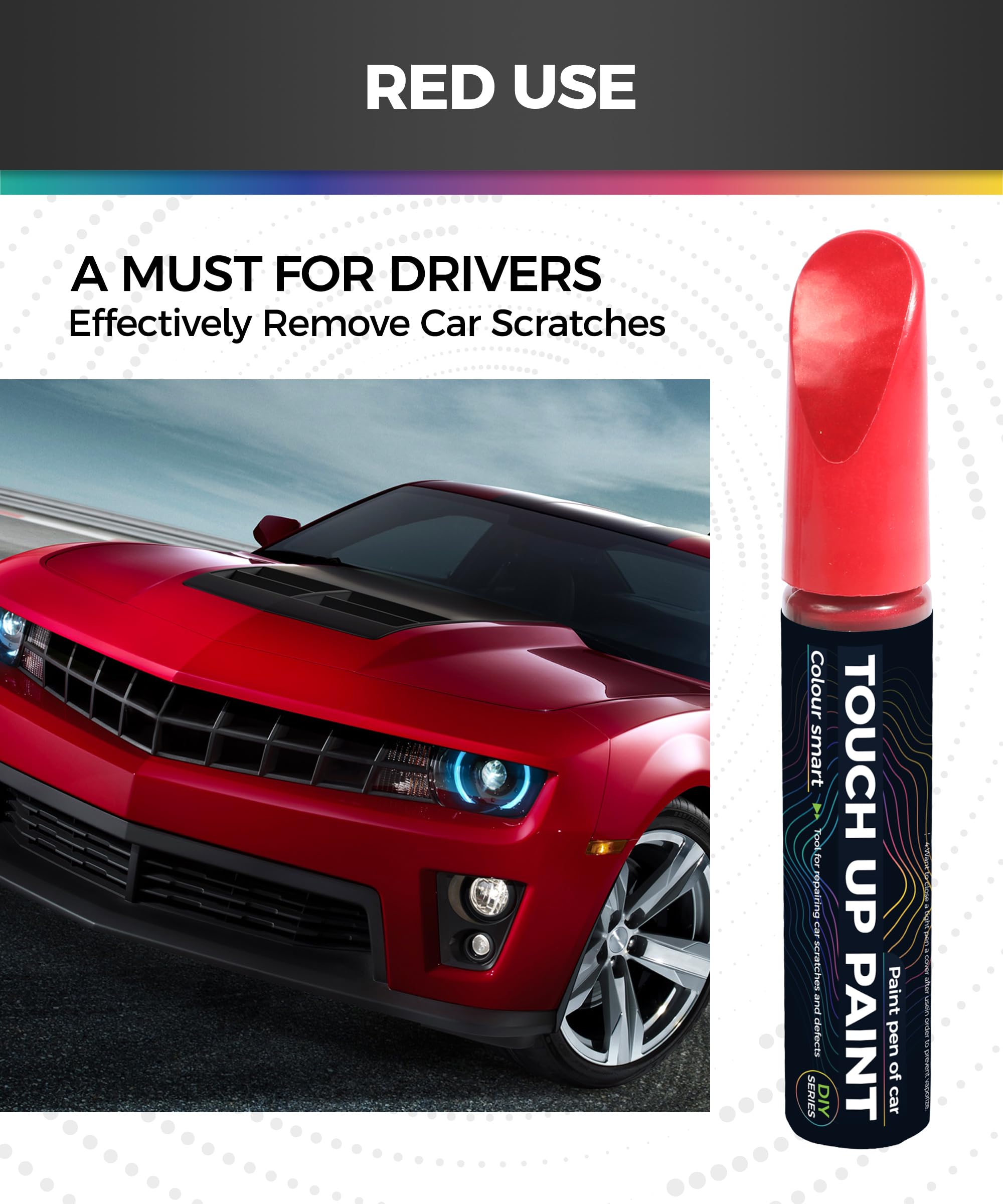 UBOG Touch Up Paint Pen,Touch Up Paint for Cars,Car Accessories Car Touch Up Paint, Automotive Paint Pen Scratch Repair,Cars Rem