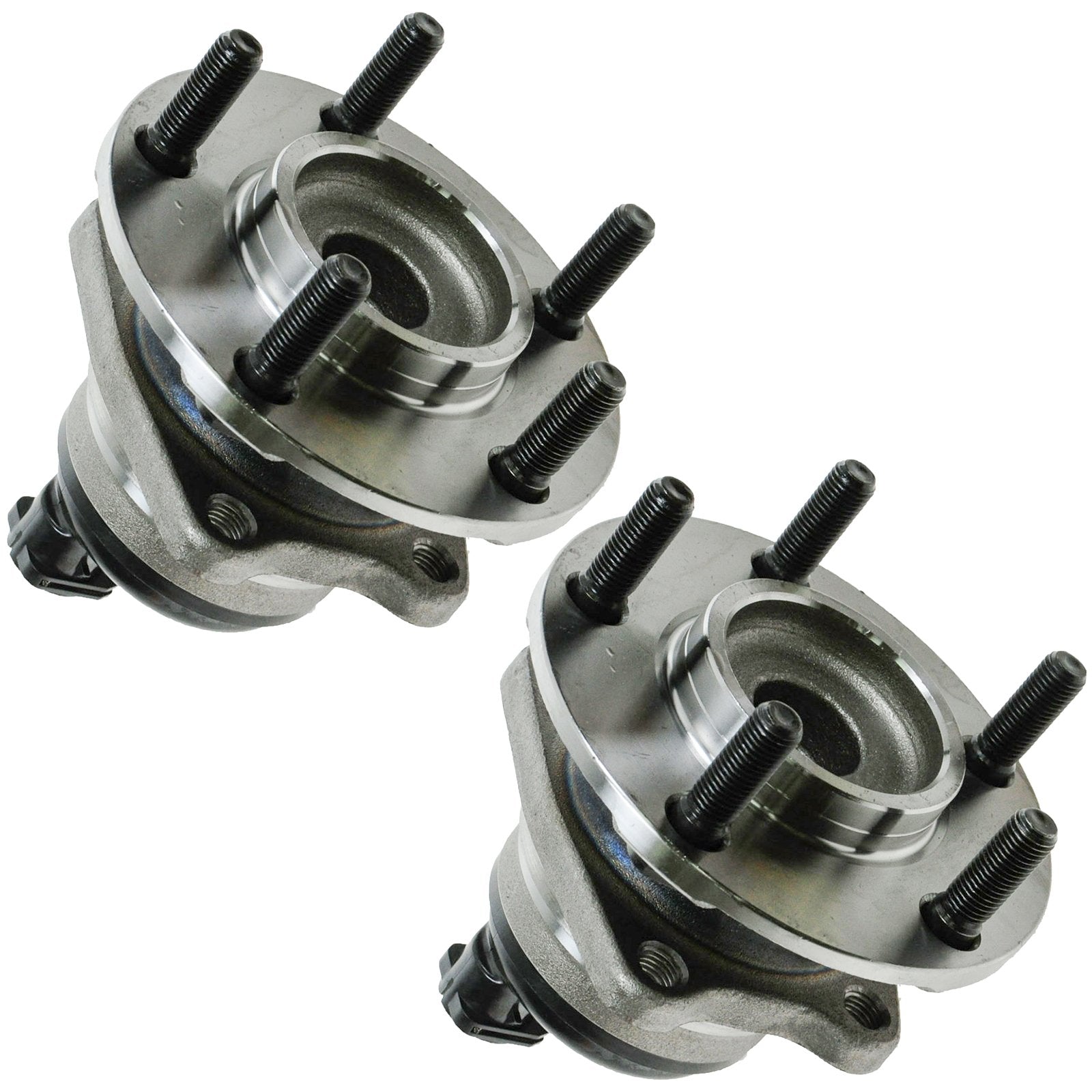 Trq Rear Wheel Hub Bearings Assembly Set Driver & Passenger Side Compatible With 2001-2007 Chrysler Town & Country 2001-2003 Voy