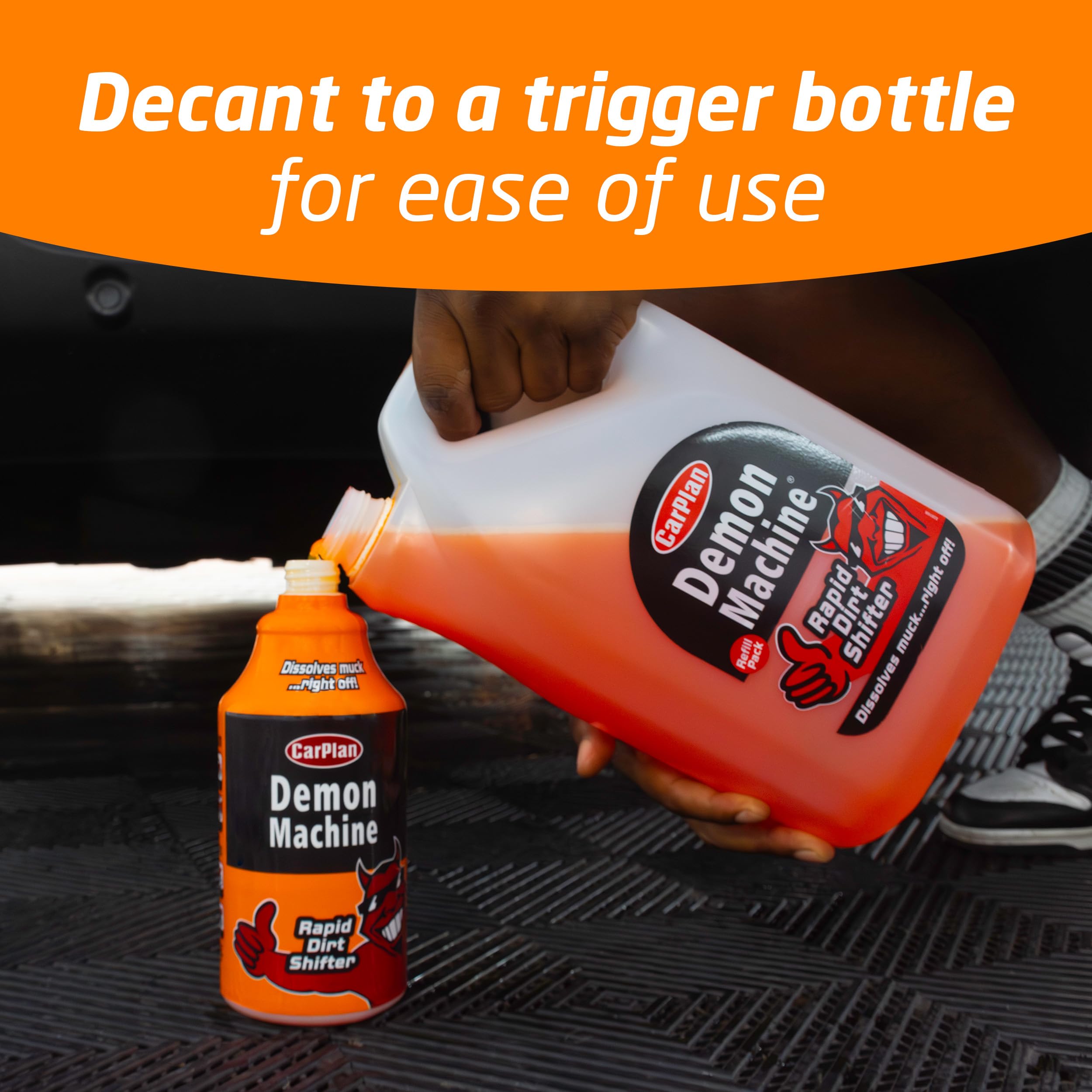 Carplan Demon Machine 169 Fl Oz (5L) Refill Pack - Rapid Dirt Shifter