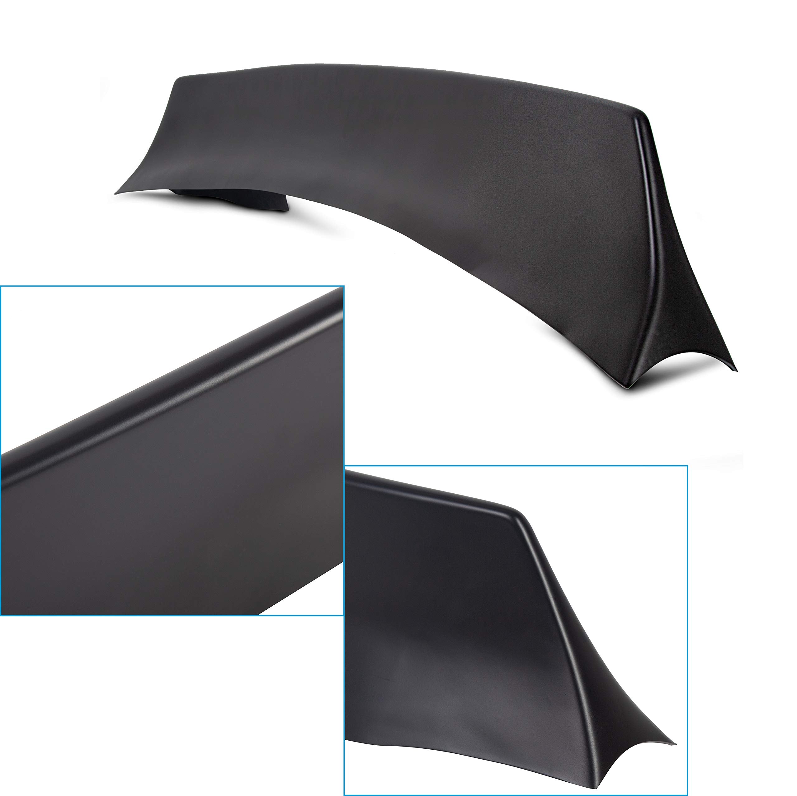 HECASA Rear Trunk Spoiler Compatible with 1990-1997 Mazda Miata 2 Door Ducktail Wing Tailgate Lip