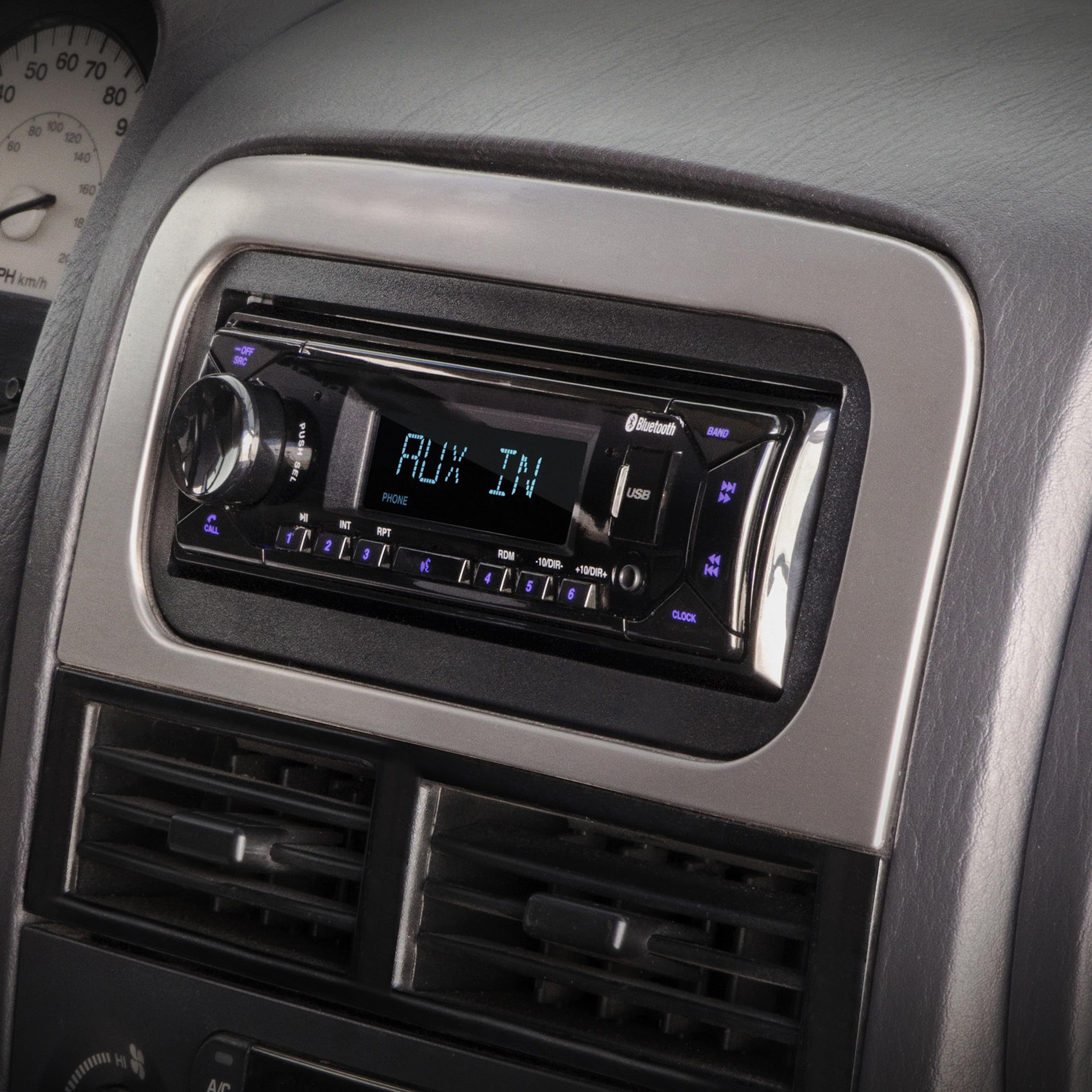 Scosche Cr1277B Compatible With 1998-07 Chrysler/Dodge/Jeep/Plymouth Din Dash Kit Black