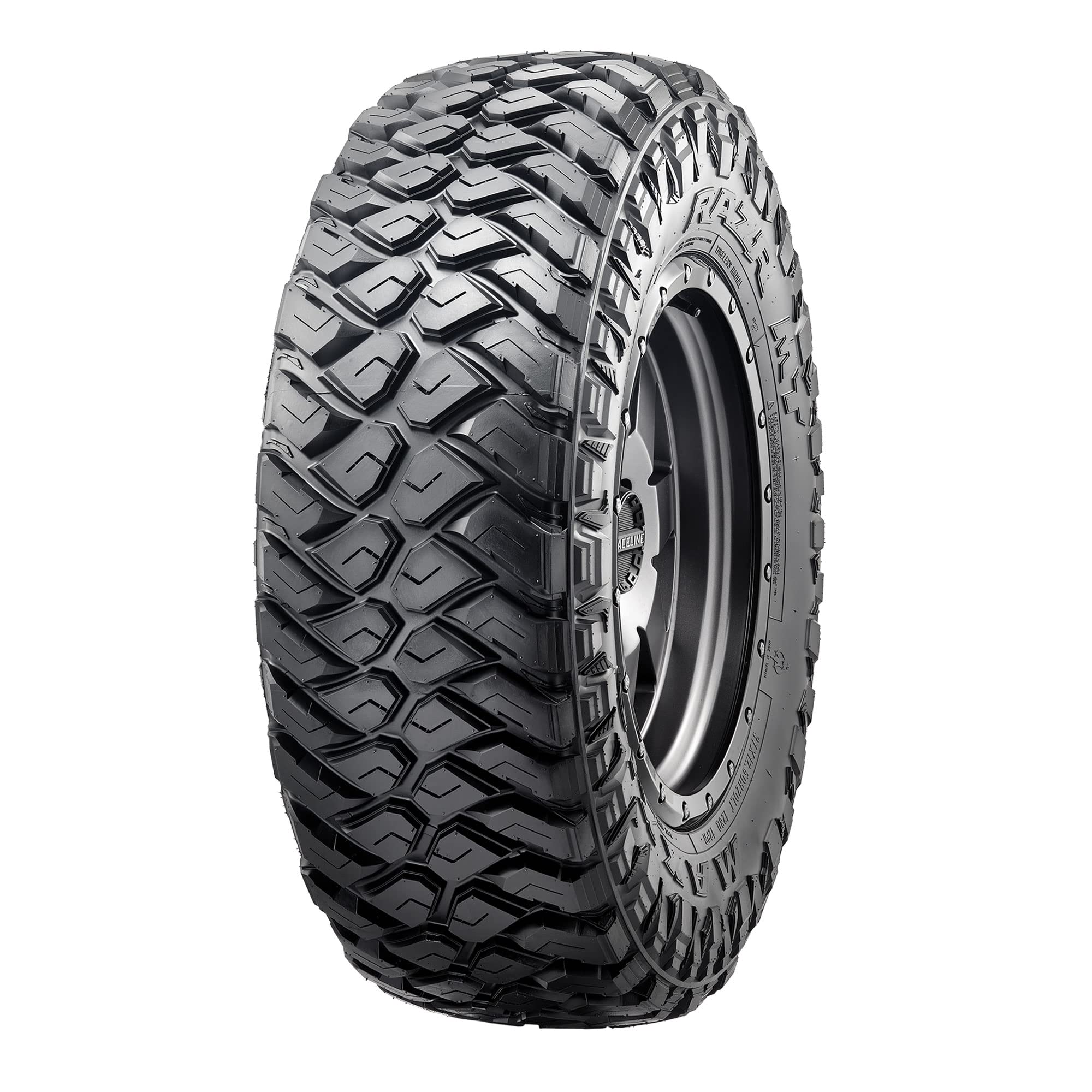 Maxxis Razr Mt Mud Radial Tire-37X13.50R20Lt 127Q Lre 10-Ply