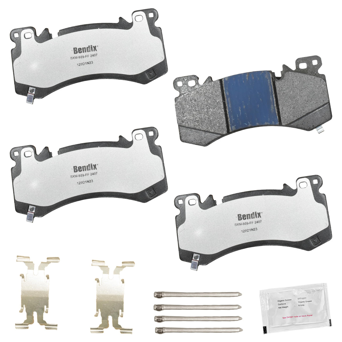Bendix Fleet Metlok Mkd2407Fm Semi-Metallic Front Brake Pads For Select Models Cadillac Ct5,Escalade,Escalade Esv,Chevrolet Silv