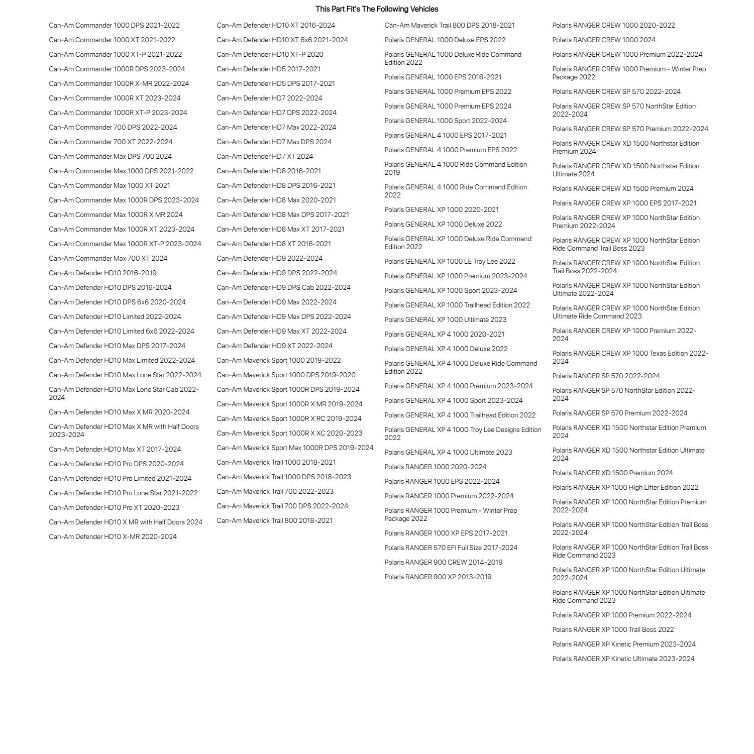 Tusk Heavy Duty Adjustable Flag Mount Pro-Fit Roll Cages For Can-Am Defender Hd5 Dps 2017-2021