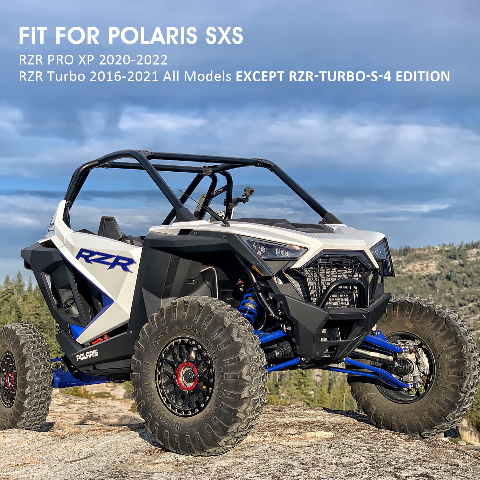 Front & Rear Brake Pads Sintered For Polaris Rzr Turbo 2016-2021 Rzr Pro Xp 2020-2024, Oem# 2206231 2208162 1913469 2205949 2208