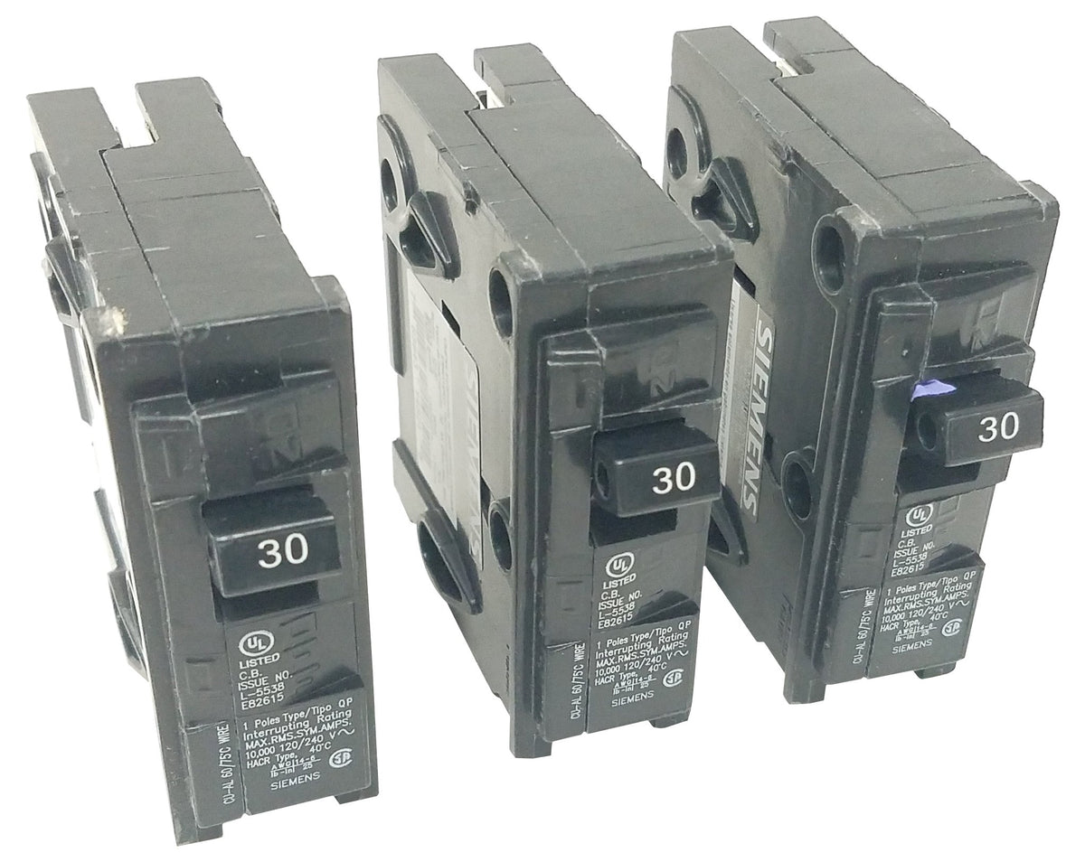 Siemens Q130_3PK Circuit Breaker (Pack of 3)