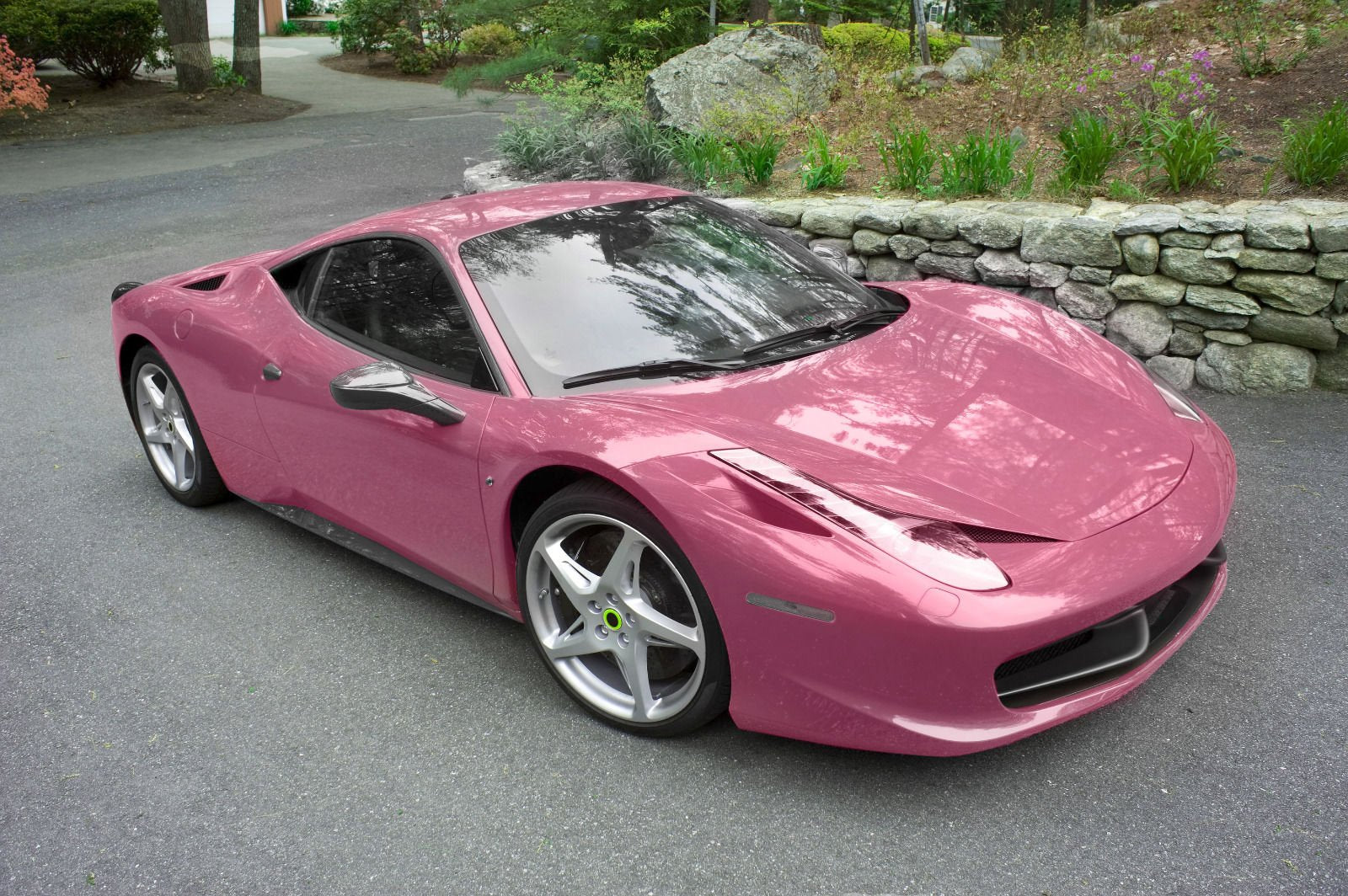 Pink Gloss Car Wrap Vinyl Roll With Air Release Adhesive 3Mil-Vvivid8 (10Ft X 5Ft)