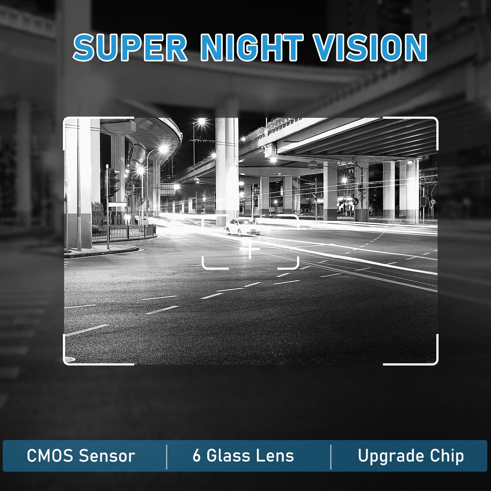 Backup Camera Rear View Reverse Camera Front/Side/Rear Camera With 360 Rotation Angle Night Vision Ip69K Waterproof For Car