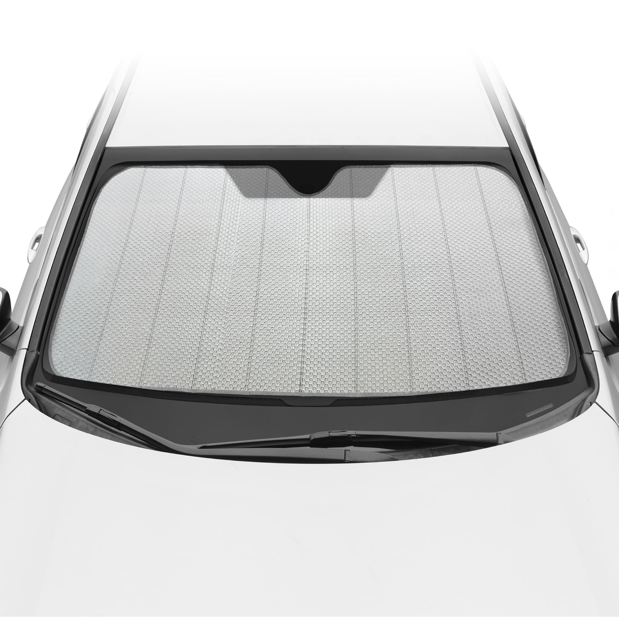 Bdk Car Windshield Sun Shade - Standard Size Windshield Sun Shade Accordion Folding Style For Front Windshield - Heatshield Suns
