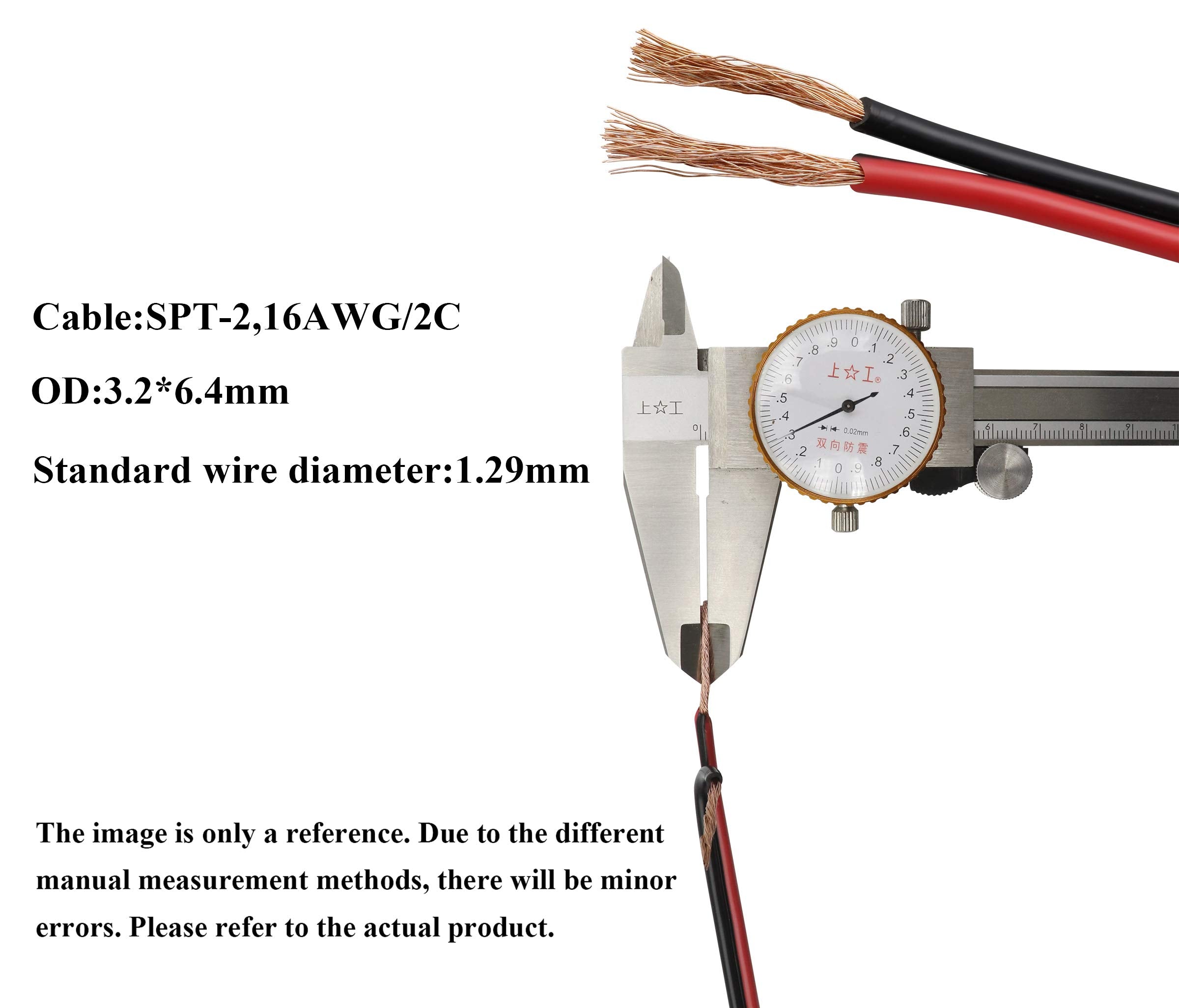 Aaotokk Crocodile Clip Cable 16 Awg Wire Harness Sae To Battery Alligator Crocodile Clip12V Dc Extension Cord With Switch And Fu