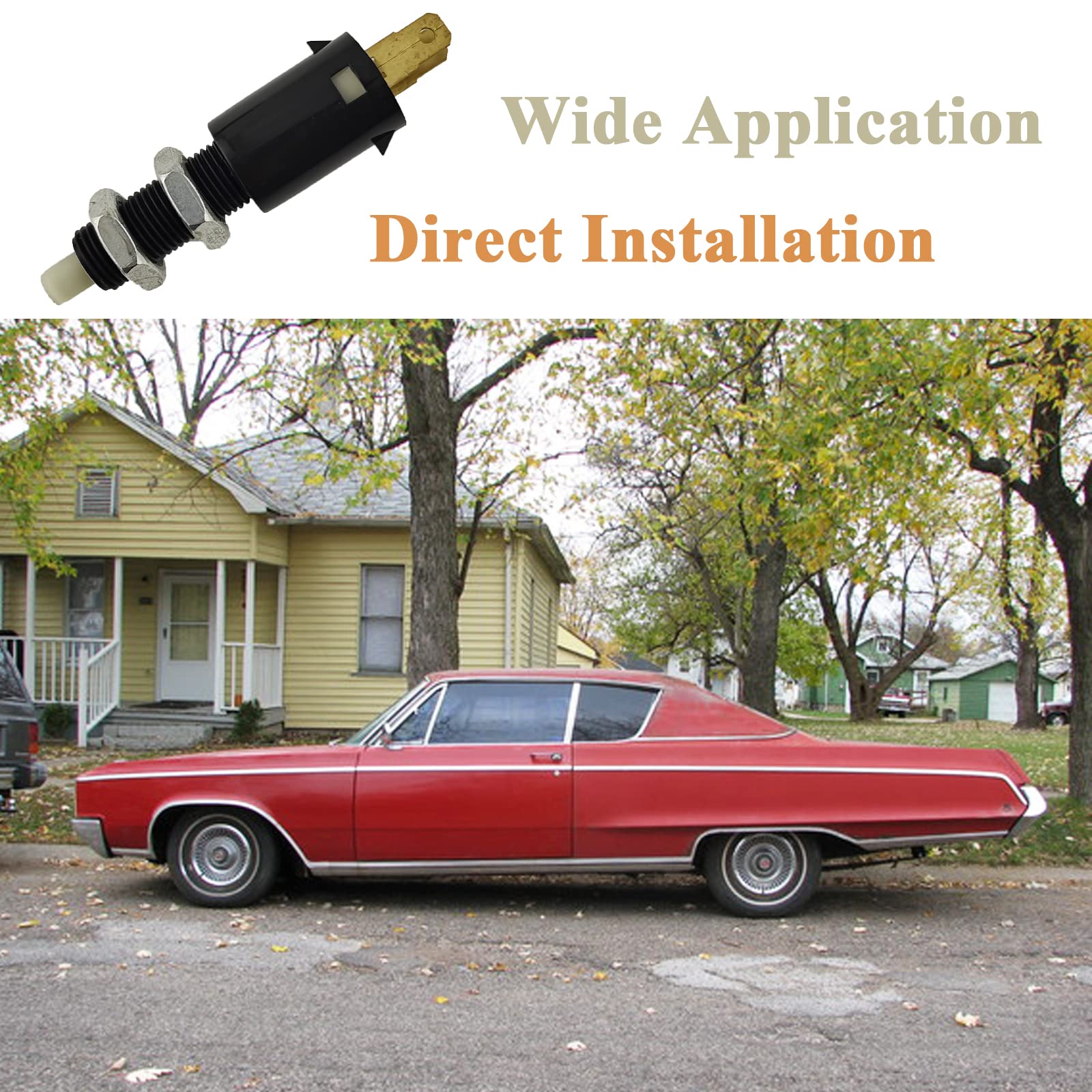 I Little Bamboo Sls66 Stoplight Switch, S237 Brake Light Switch Replacement For Chevrolet Gmc K5 Blazer Compatible With Ford 1S5