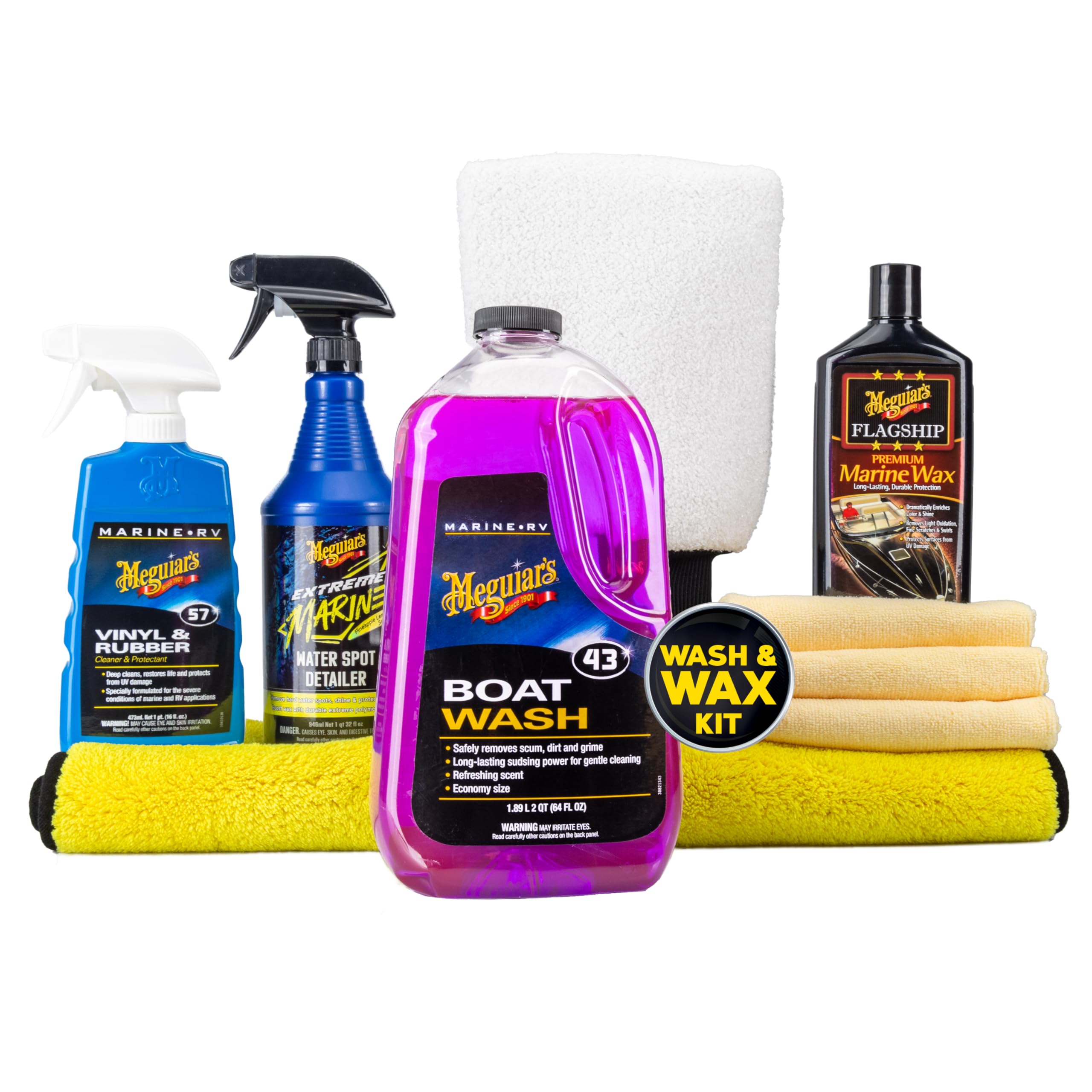 Meguiar'S M4232 Flagship Premium Marine Wash-N-Wax - 32 Oz Bottle