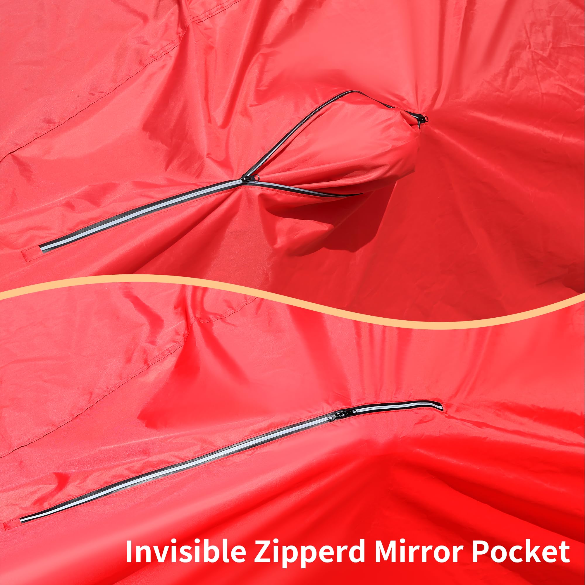 Coverado Car Cover Waterproof All Weather, Car Covers For Automobiles With Zippered Mirror Pocket Outdoor Snowproof Sunproof Ful