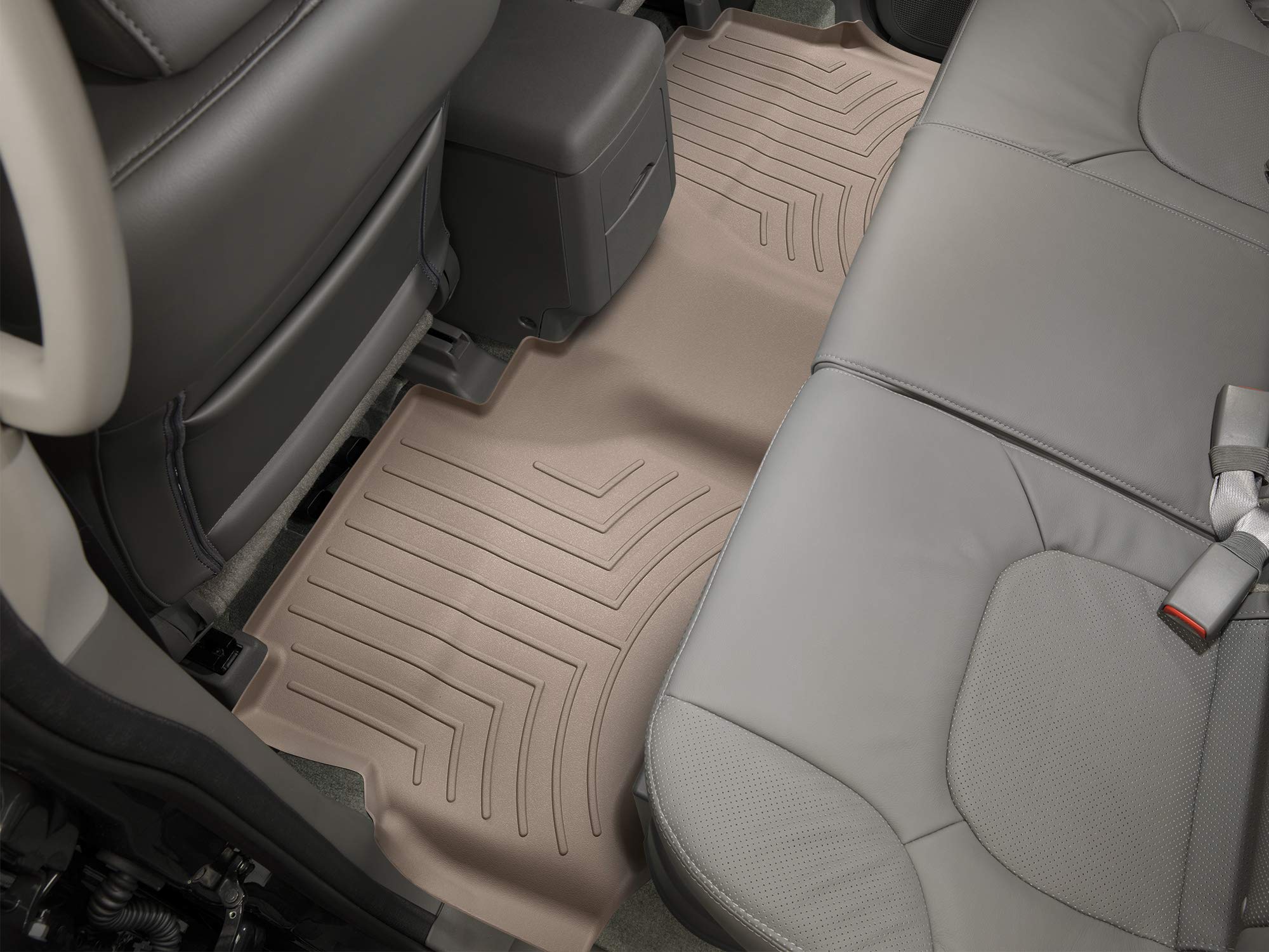 WeatherTech Custom Fit FloorLiners for Equator, Frontier - 2nd Row (450473), Tan