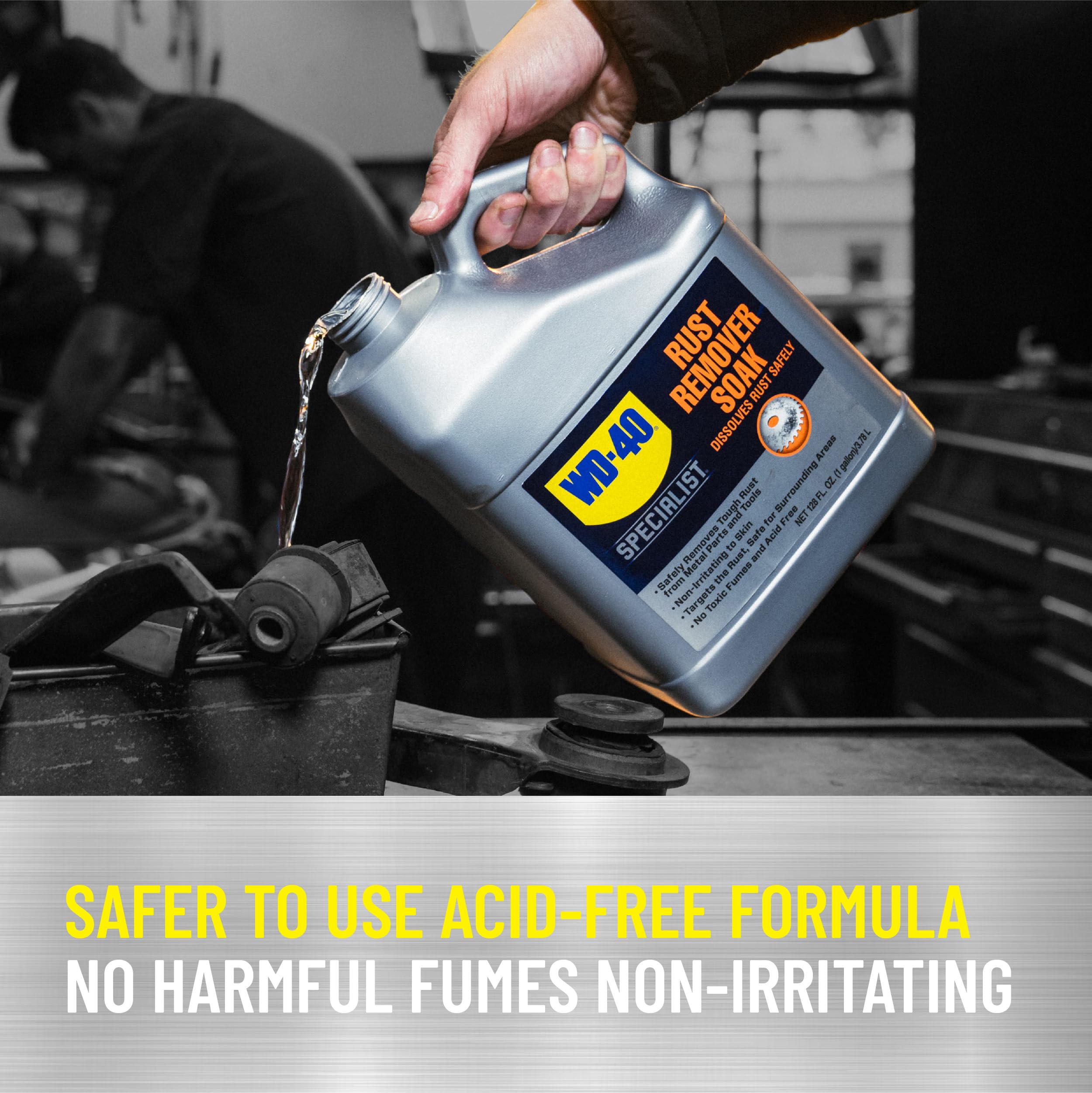 Wd-40 Specialist Rust Remover Soak, One Gallon [4-Pack]