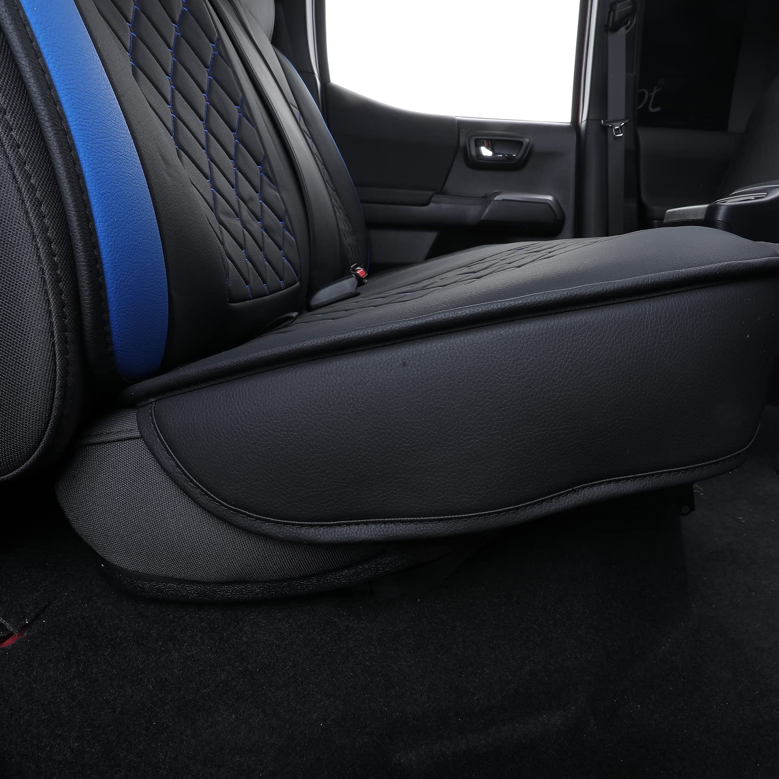 Tomatoman Tacoma Seat Covers Customized For 2005-2025 4Runner Extended Sr V6 Pickup Truck, Waterproof Faux Leather Car Cushions(