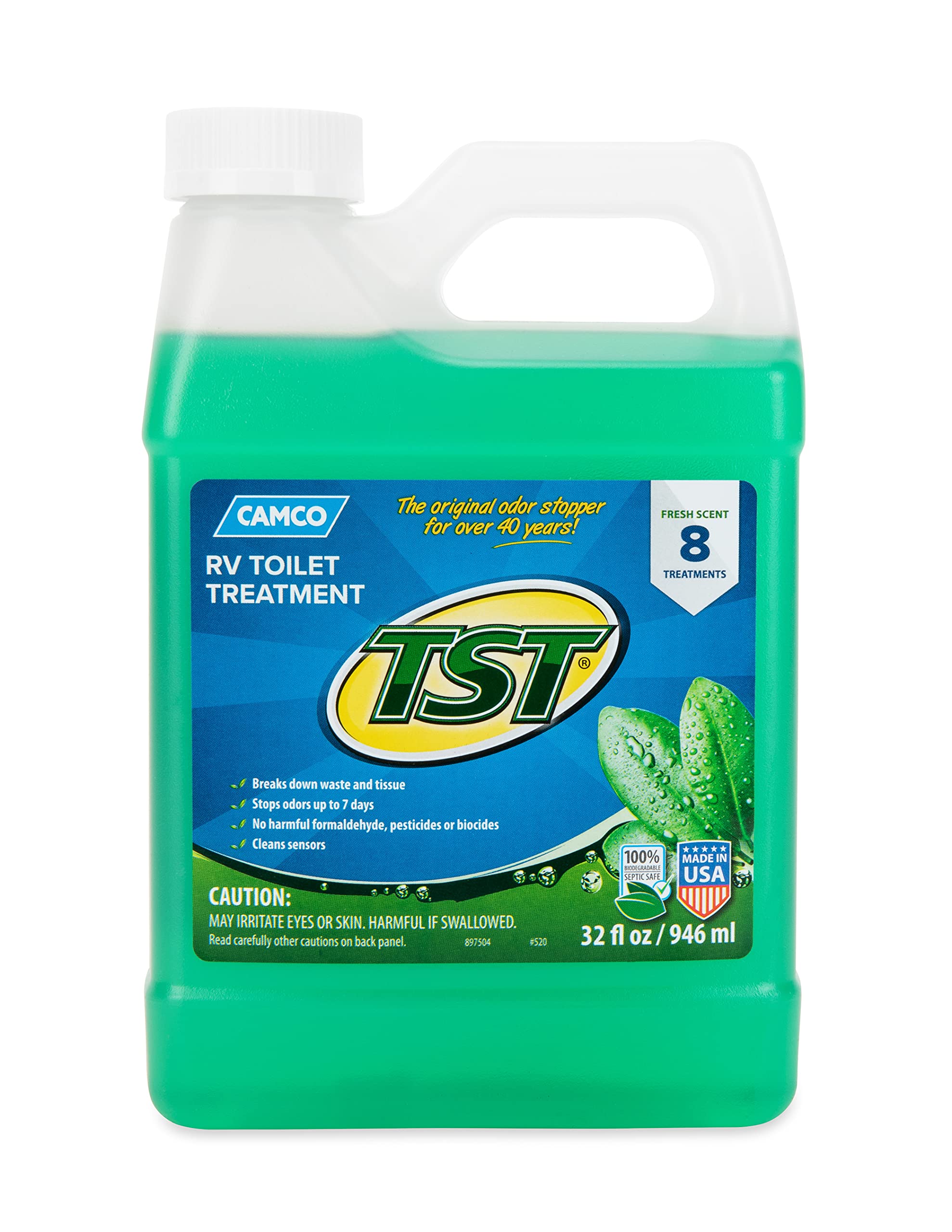Camco TST Ultra-Concentrated, TST Green (40226), 32 oz