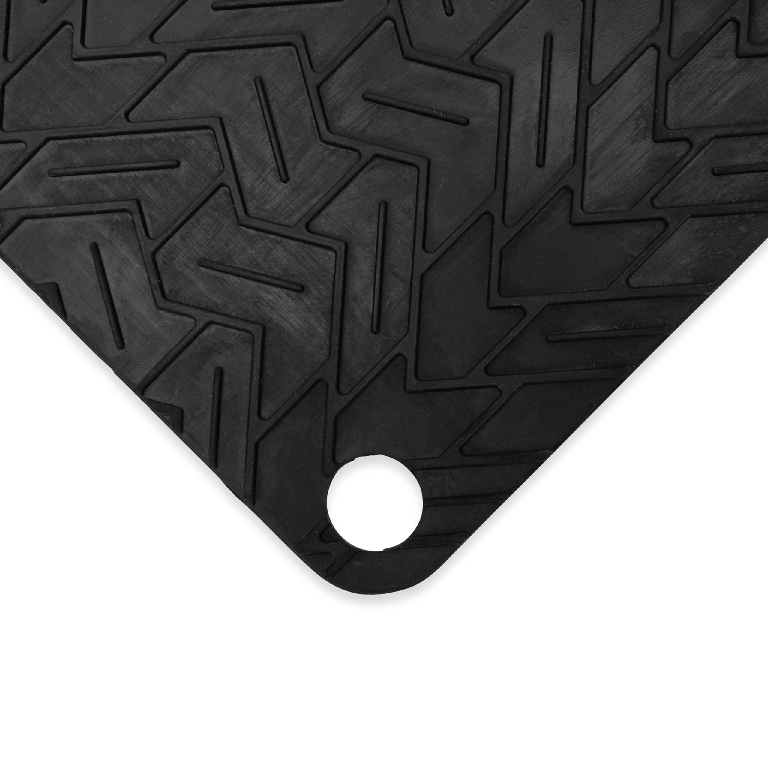 Camco Flexible Grip Pads for RV Leveling Blocks - 10-Inches (L) x 9.5-Inches (W) - Protects Your Leveling Blocks from Uneven Surfaces - Easy to Carry and Store - 4-Pack (44529)