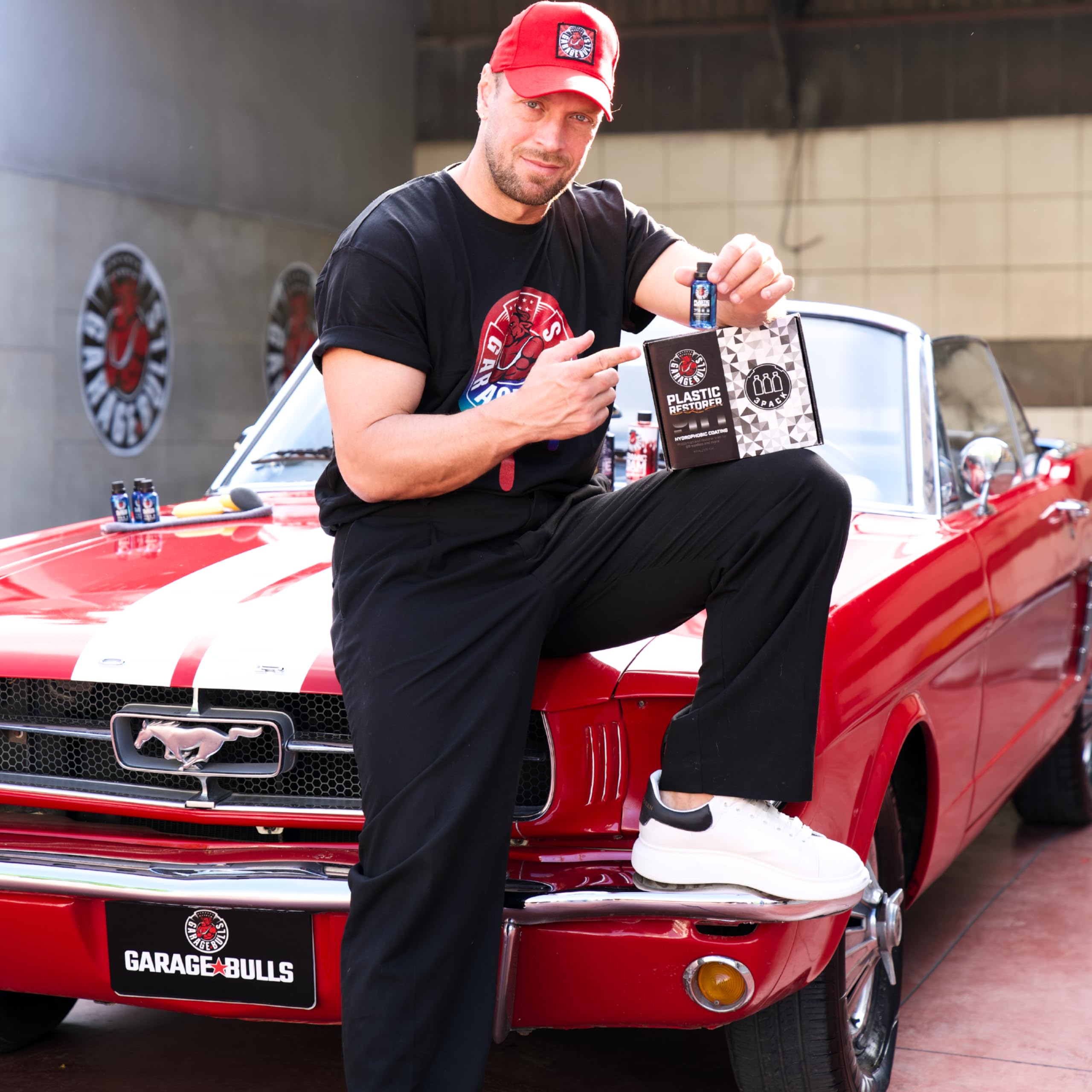 garage bulls Car Plastic Restorer & Hydrophobic Trim Ceramic Coating Kit Car Accessories Long Lasting Coating 30ml, 1fl oz (3 Pa