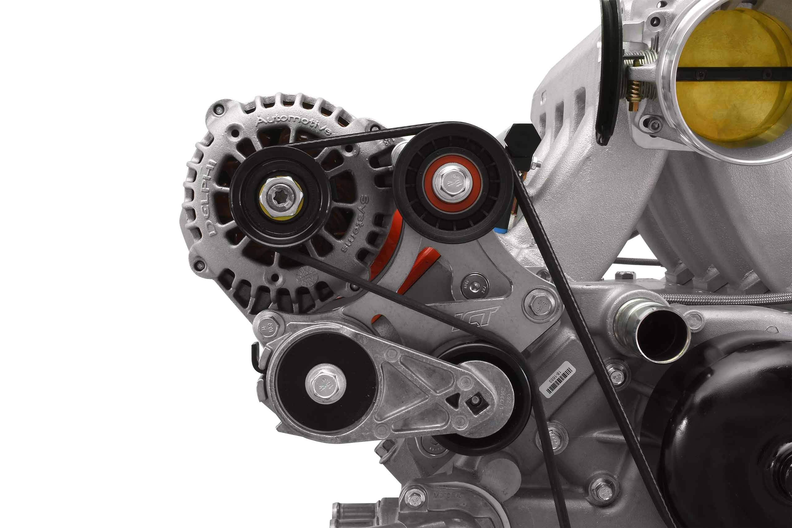 Ls1 High Mount Alternator Bracket Relocation Engine Billet Aluminum Compatible With Chevy Z28 Firebird Trans Am Ws6 Gto Ls1 Ls2 Ls6 Lsx 5.7L 6.0L