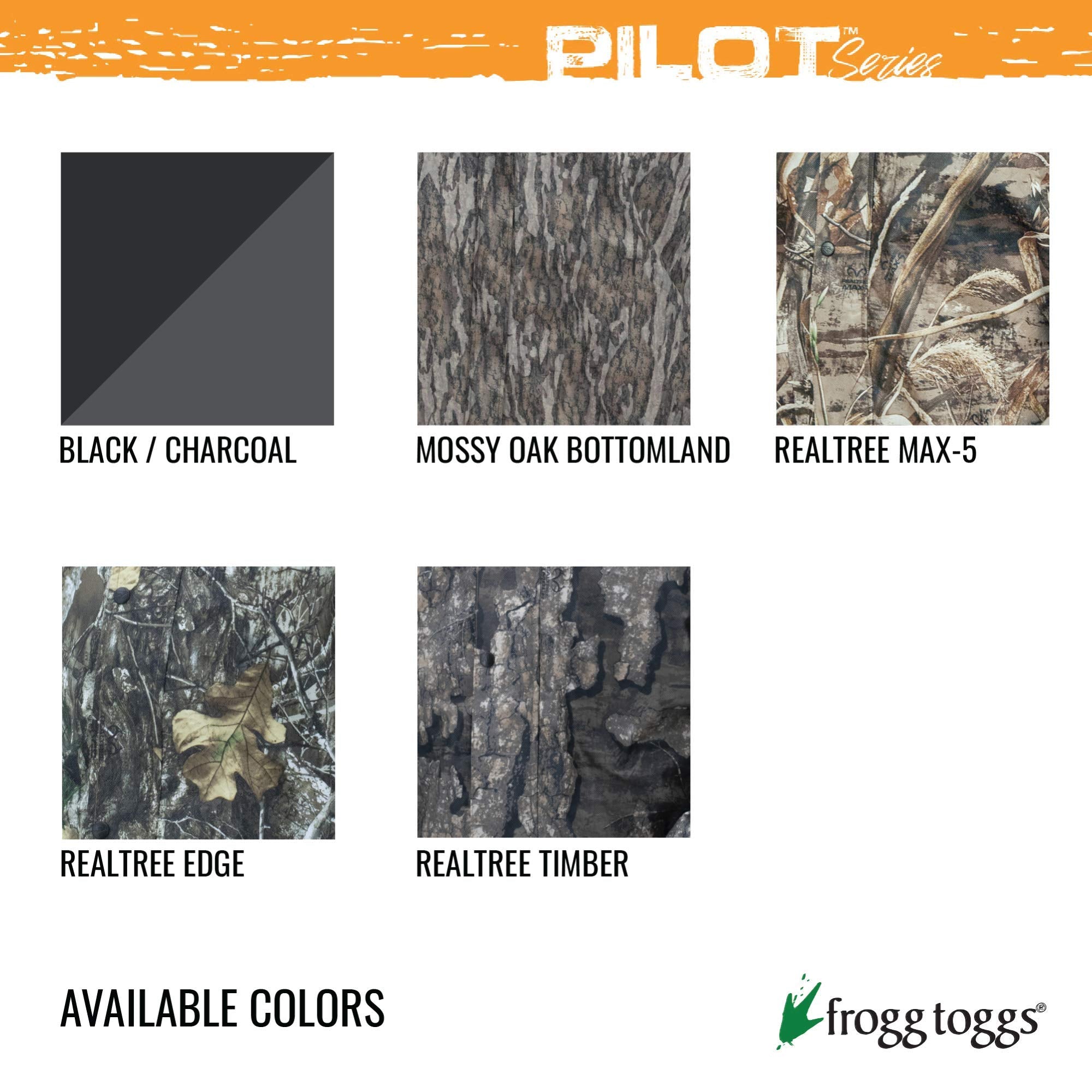 Frogg Toggs Mens Pilot Ii Guide Pant Pro Advantage Bib, Black/Charcoal, Large Us