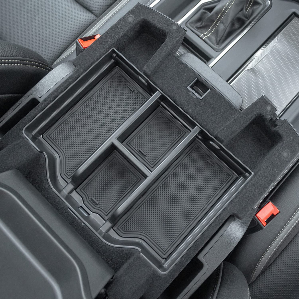 Pimcar Compatible With 2019-2023 2024 2025 Dodge Ram 1500 2500 3500 Center Console Organizer Abs Plastic Material Interior Acces