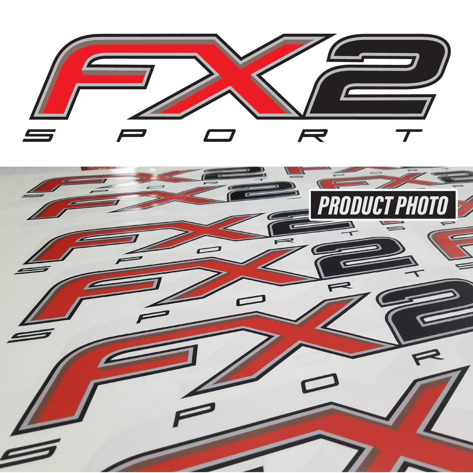 Fx2 Sport Decals F Stickers Truck 4X4 Bed Side (Set Of 2)