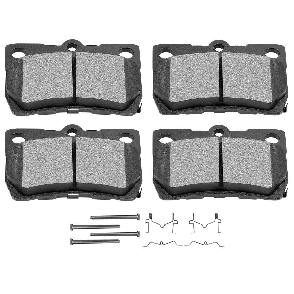 Scitoo Semi-Metal Brake Pads, 4Pcs Rear Brake Pads For Lexus Gs300, Gs350, Gs450H, Gs430, Gs460, Is250, Is350
