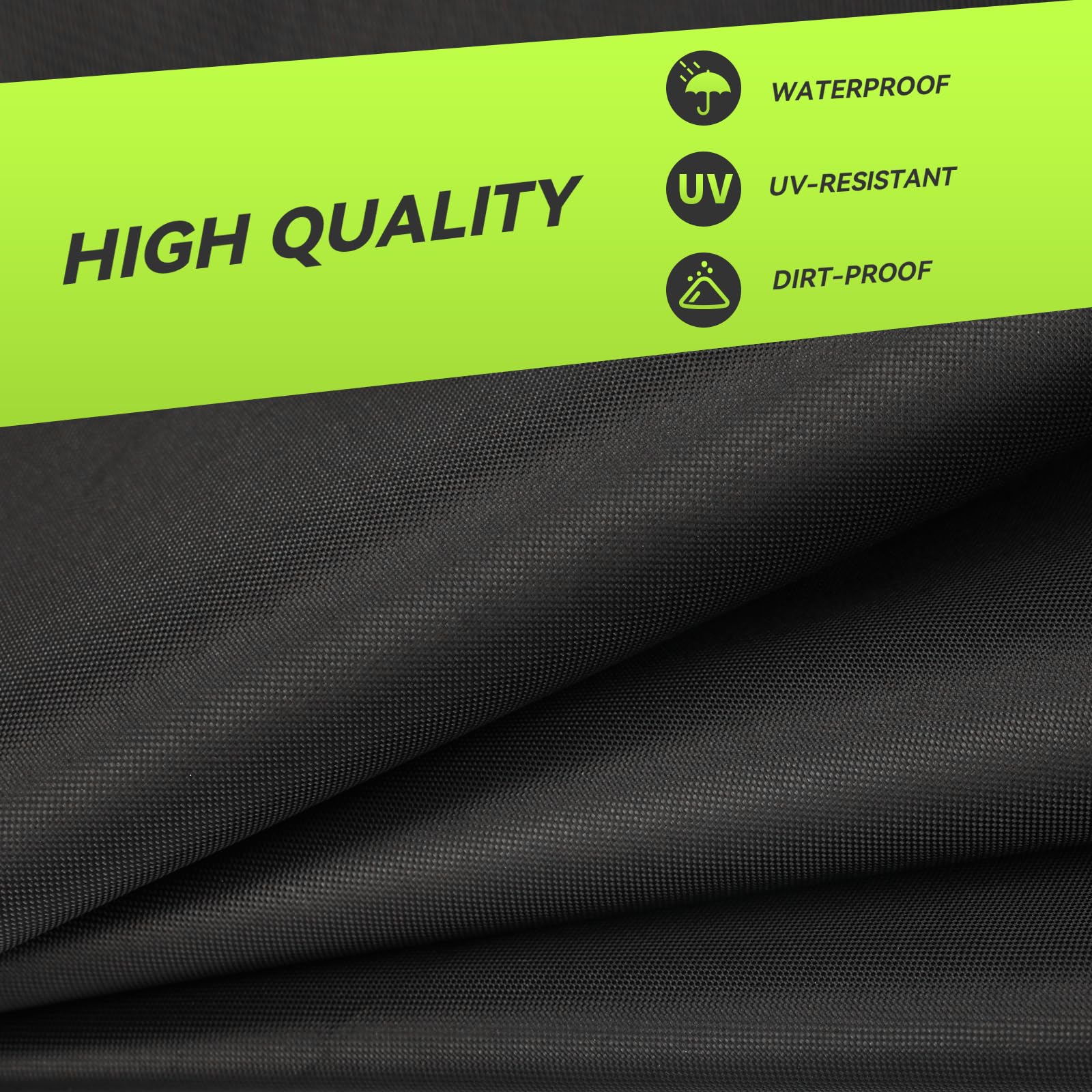 RVMATE RV Tire Covers, Dual Axle Wheel Cover (2 Pack) Fits 33''-35'' Diameter Tires, Waterproof Anti-UV 420D Oxford Black Dual T