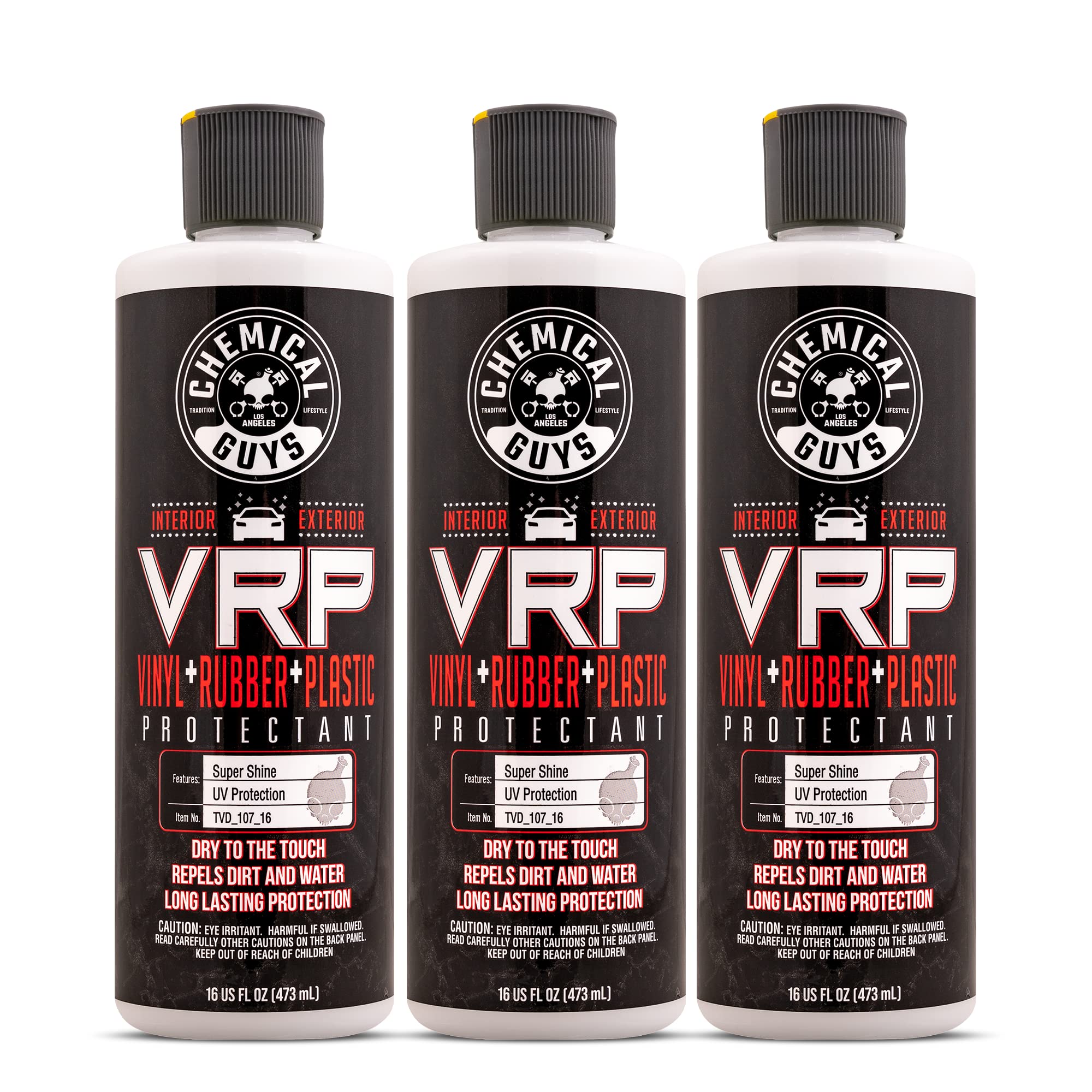 Chemical Guys Tvd_107_1603 V.R.P. Vinyl, Rubber And Plastic Non-Greasy Dry-To-The-Touch Long Lasting Super Shine Dressing For Ti