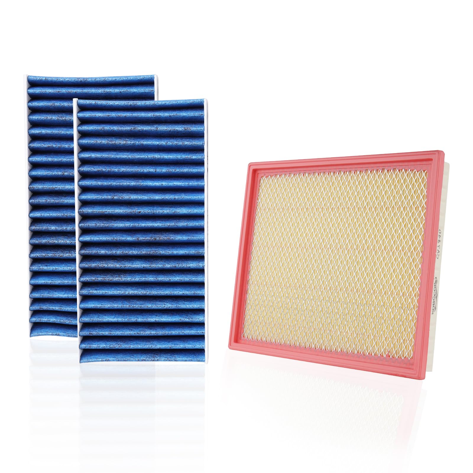 Forccord 2*Cabin Air Filter And 1*Engine Air Filter Fit For Nissan Frontier Nv1500 Nv2500 Nv3500 Pathfinder Xterra & Suzuki Equa