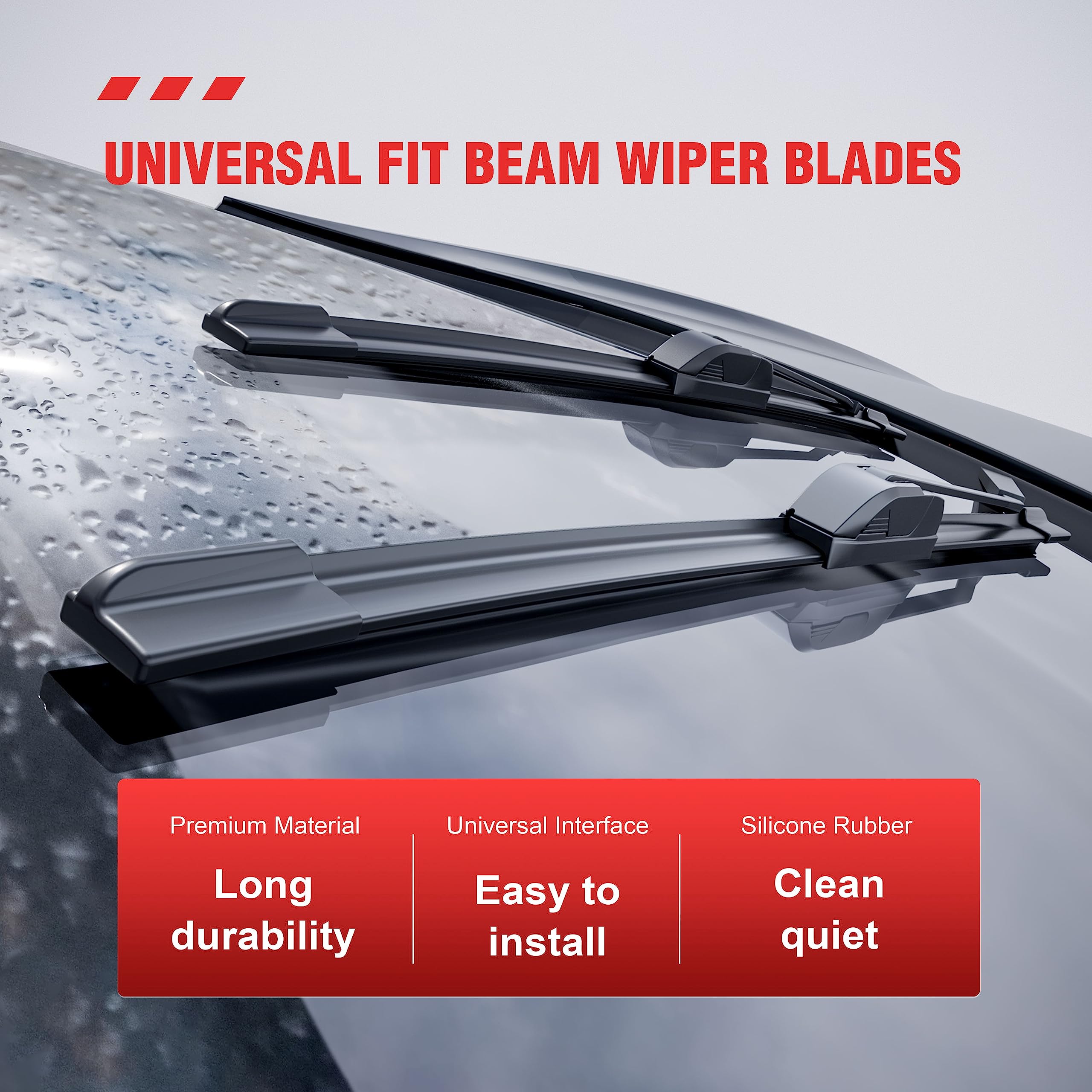 Berg Regen Rear Wiper Blades 14 Inch(14-D), Replacement For Ford Edge 2014-2007, Mazda 3 2009-2004, Volvo Xc60 2017-2012, Lincol