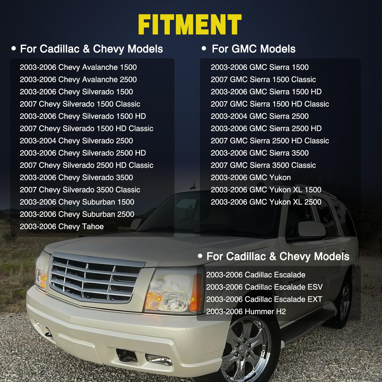 Nilight Headlight Dimmer Switch Compatible With 2003 2004 2005 2006 2007 Chevy Silverado 1500 2500 3500 2003-2006 Gmc Sierra 150