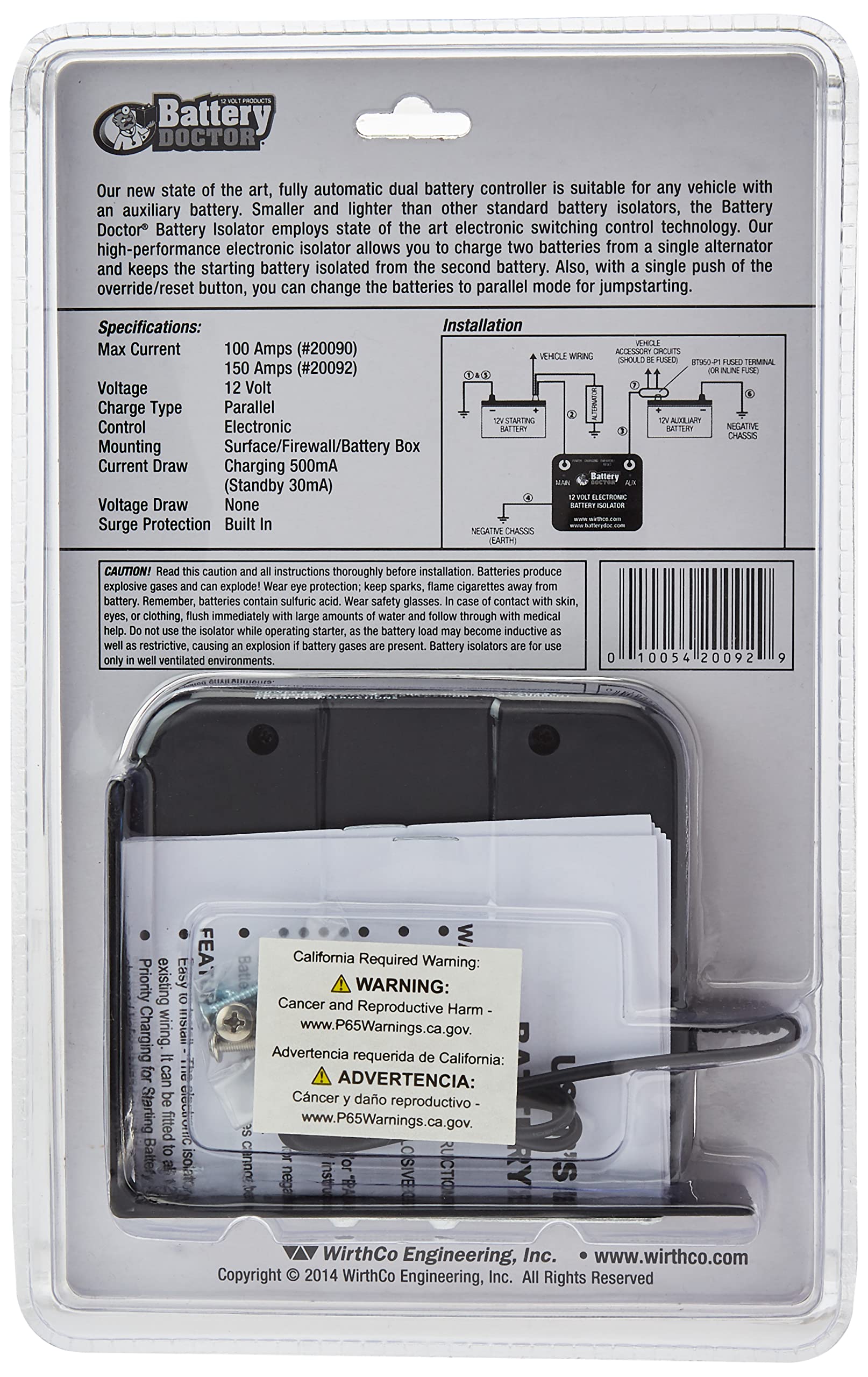 Battery Doctor - 20092, Battery Isolator Switch - 150 Amp - Lot Of 2