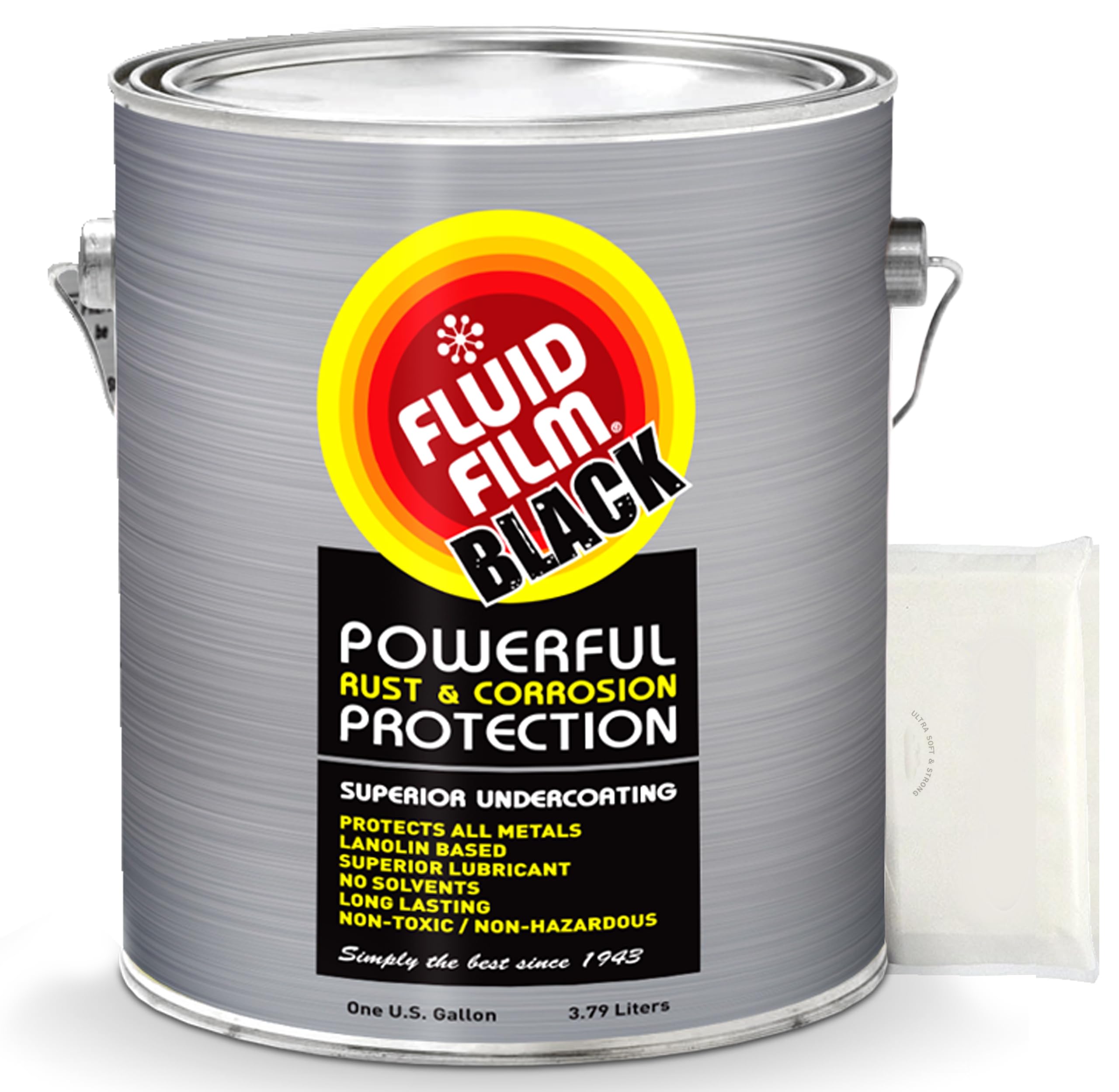 Fluid Film Undercoating Protection, Rust Inhibitor and Prevention, Anti Corrosion Multi Purpose Penetrant and Lubricant Lanolin 