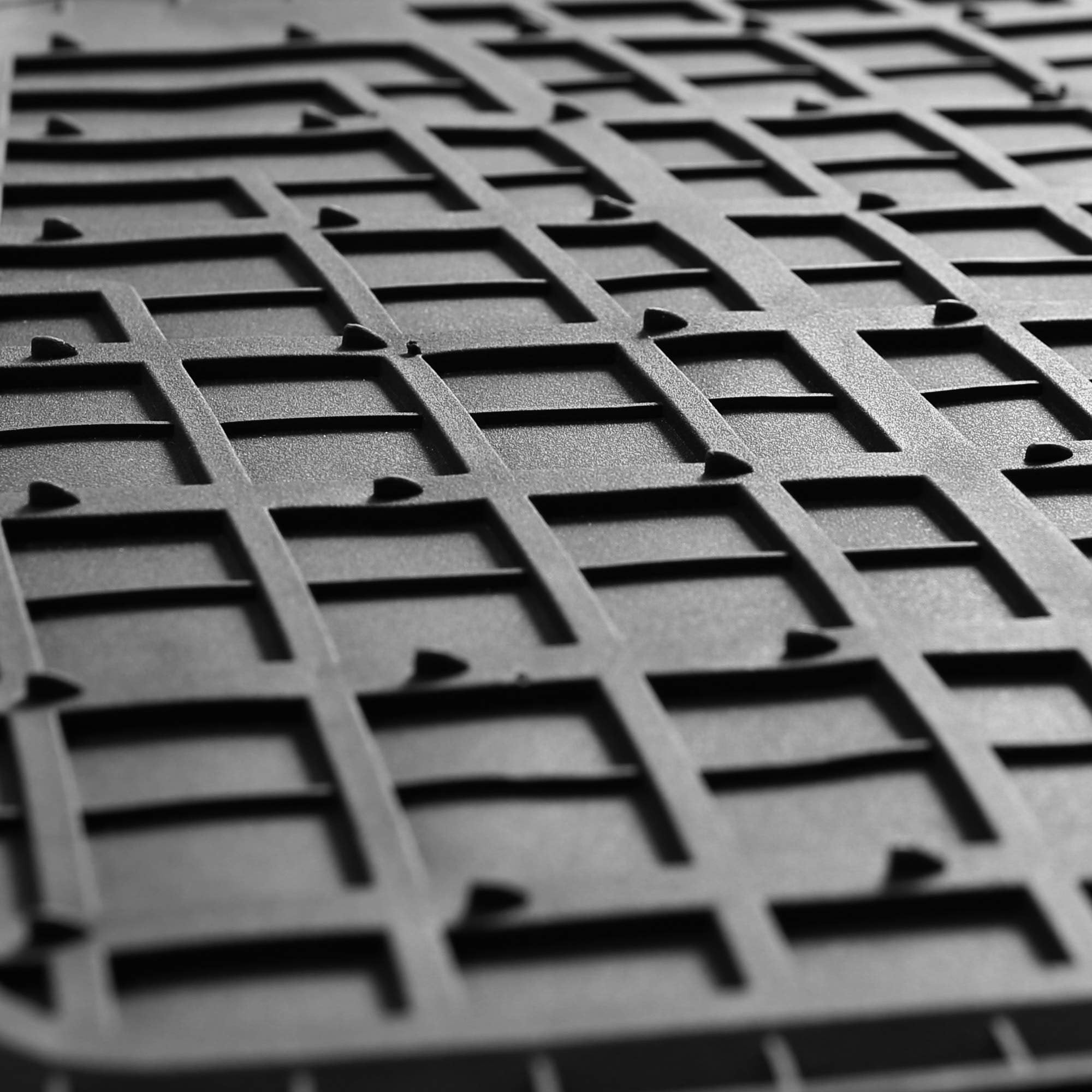 Fh Group Automotive Floor Mats - Heavy-Duty Rubber Floor Mats For Cars, Universal Fit Full Set, Climaproof & Trimmable Floor Mat