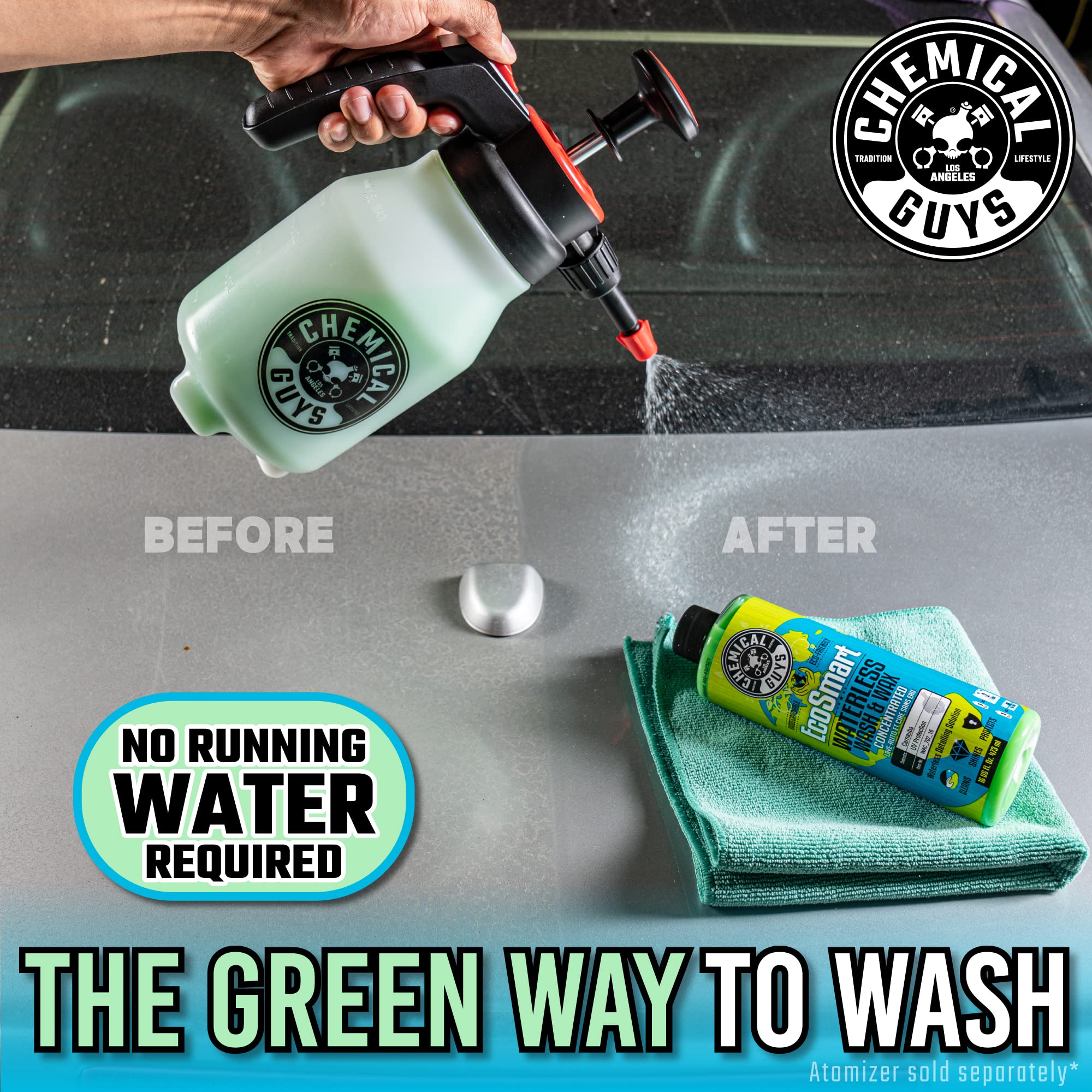 Chemical Guys Wac_707 Ecosmart Hyper Concentrated Waterless Car Wash And Wax, Safe For Cars, Trucks, Suvs, Motorcycles, Rvs & Mo