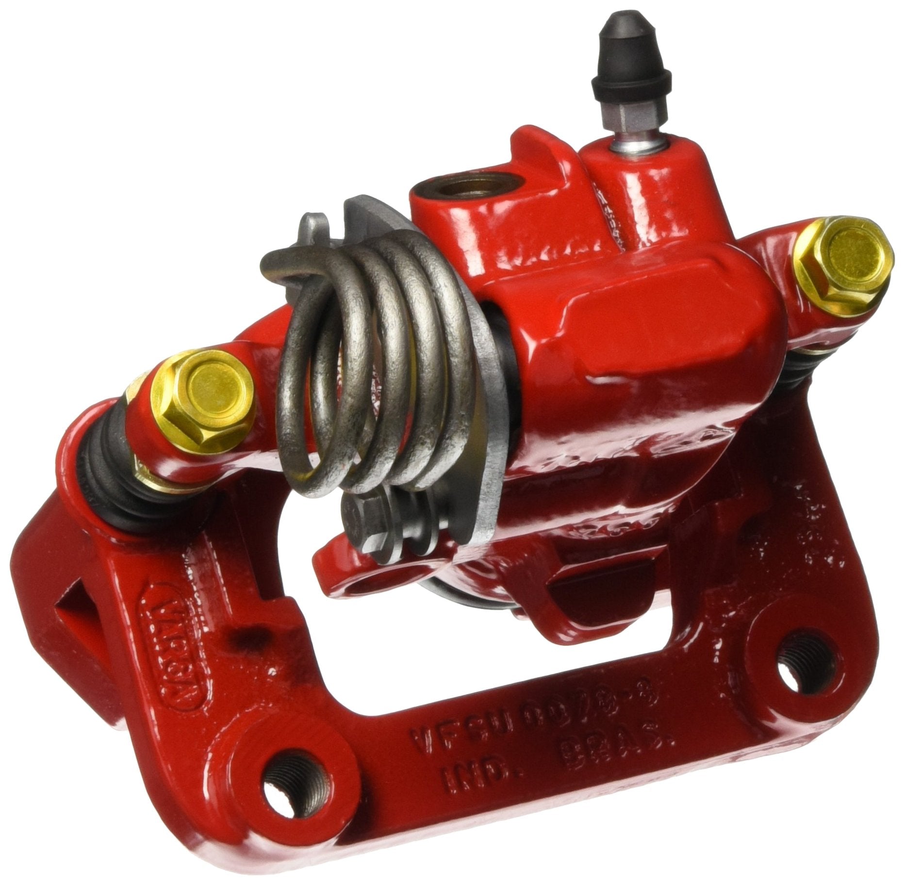 Power Stop S4824 Rear Pair Of High-Temp Red Powder Coated Calipers For 1994-1998 Ford Mustang Base | 1999-2004 Mustang Base & Gt