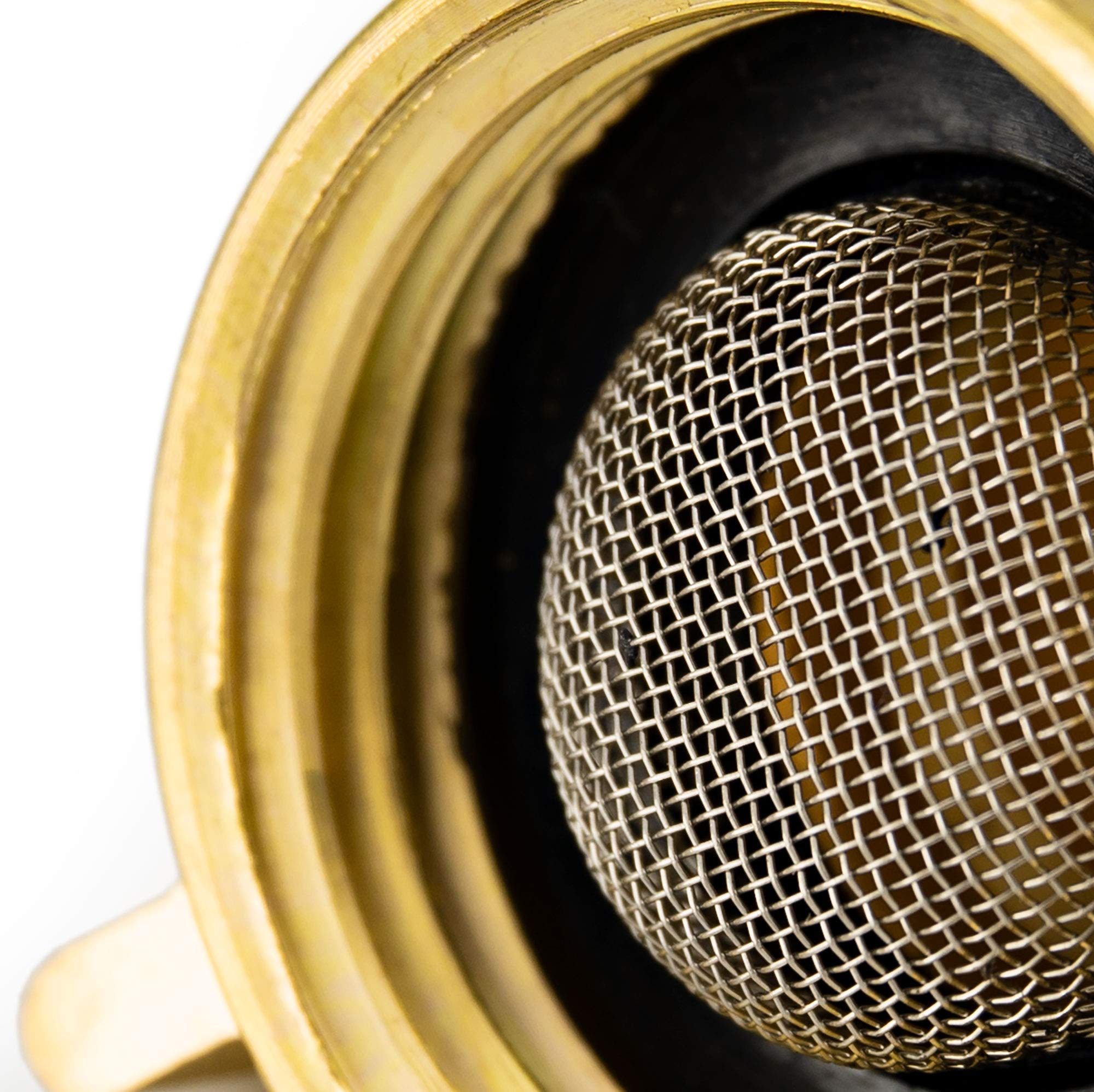 Recpro 45 Degree Hose Elbow For City Water Fill | Brass Hose Fitting | Rv Plumbing | Prevents Hose Crimping And Strain