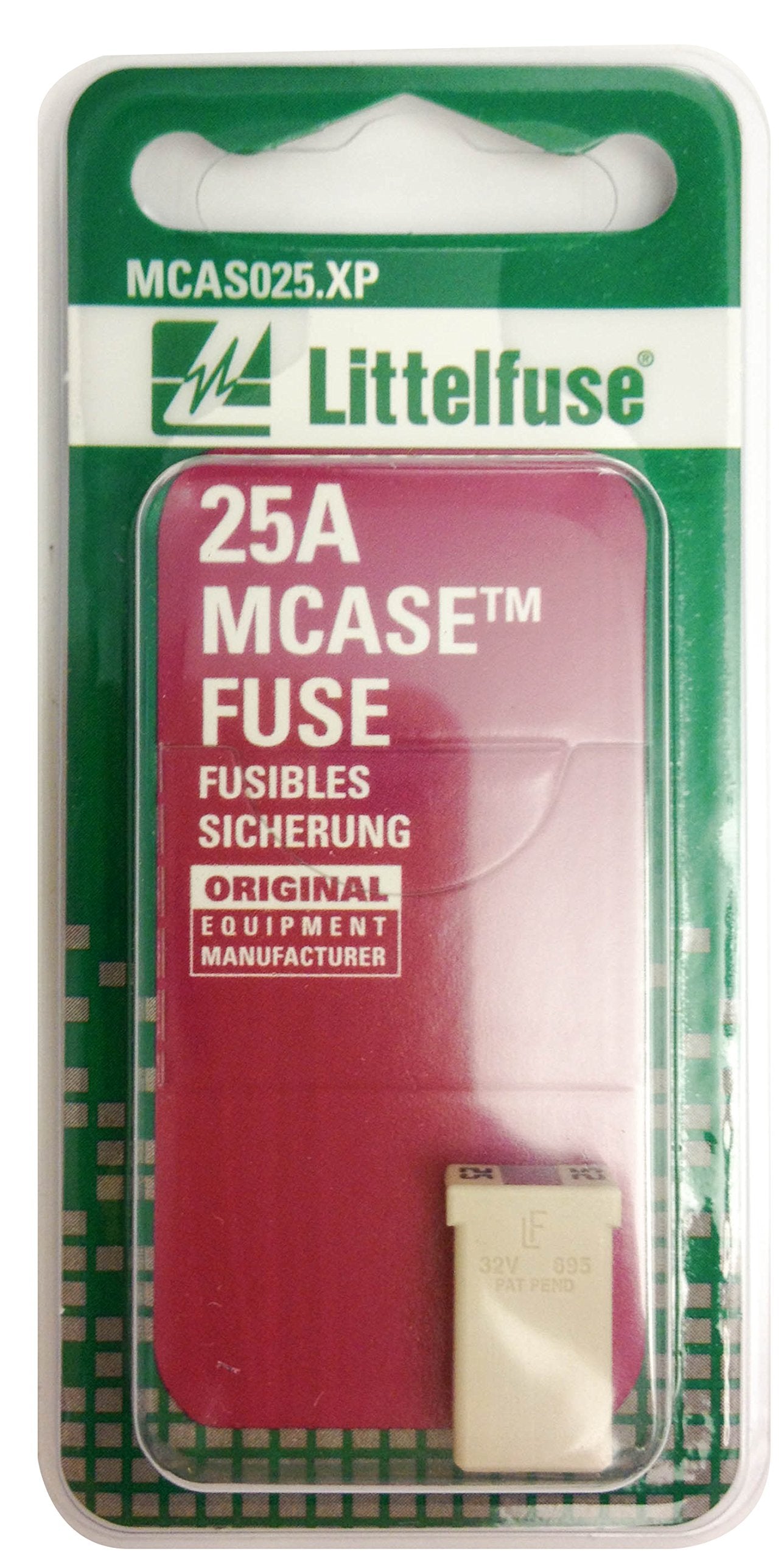 Littelfuse (MCAS025.XP) MCASE Clear 32V 25 Amp Fuse