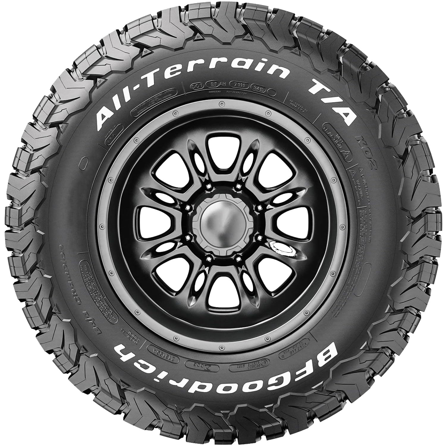 Bfgoodrich All Terrain T/A Ko2 Radial Car Tire For Light Trucks, Suvs, And Crossovers, 33X10.50R15/C 114R