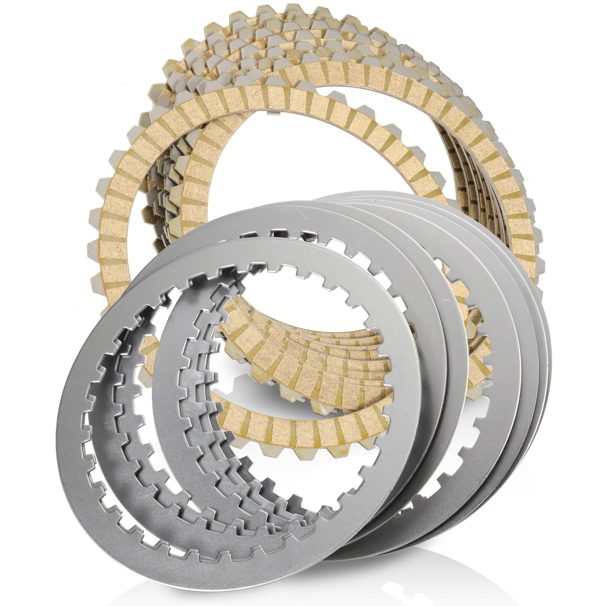 Mokitdora Extra Clutch Plate Friction Steel Clutch Kit Compatible With 1991-2017 Sportster 1990-1997 Harley Big Twin 1991-2002 Buell All Models 17 Pcs Big Twin Clutch Kit