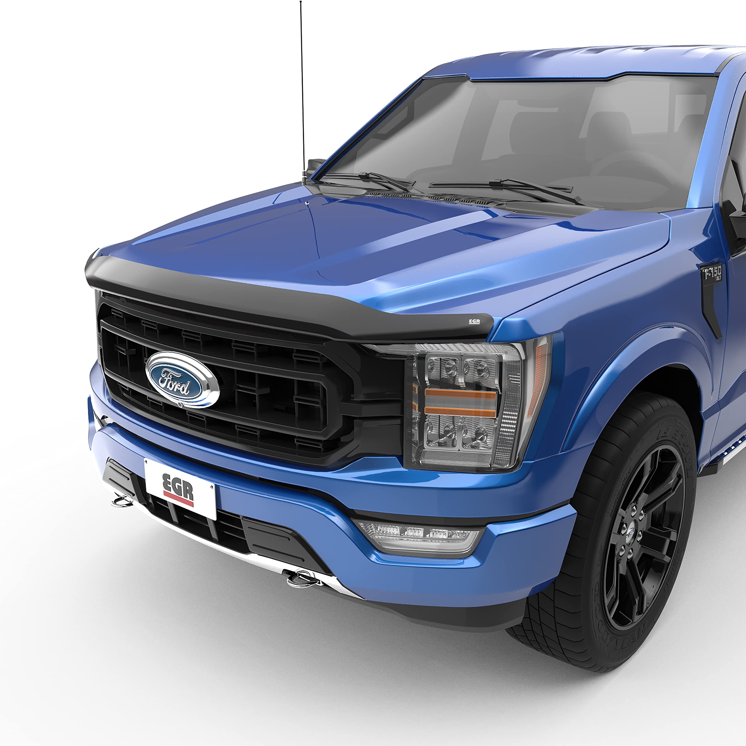 Egr 303581 Superguard Hood Guard Bug Deflector, Dark Smoke Finish, Compatible With Select Ford F-150 Modelss