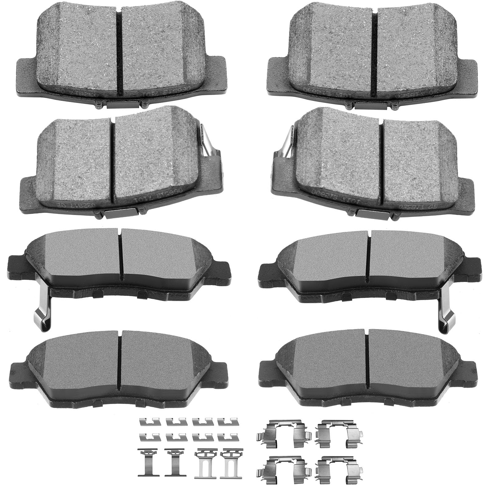 Scitoo D537 D621 Front Rear Semi-Metallic Brake Pads Sets Fit For 2009 2010 2011 For Honda Civic