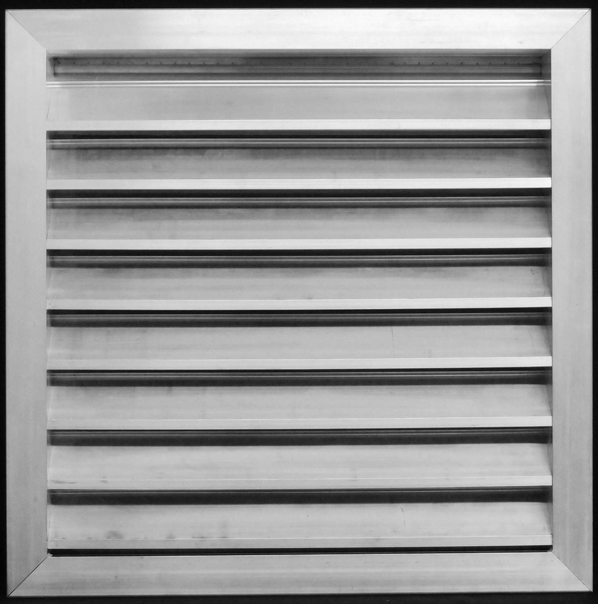 36''W X 36''H Aluminum Exterior Vent For Walls & Crawlspace - Waterproof & Rain Block - With Screen Mesh - Hvac Weather Grille [