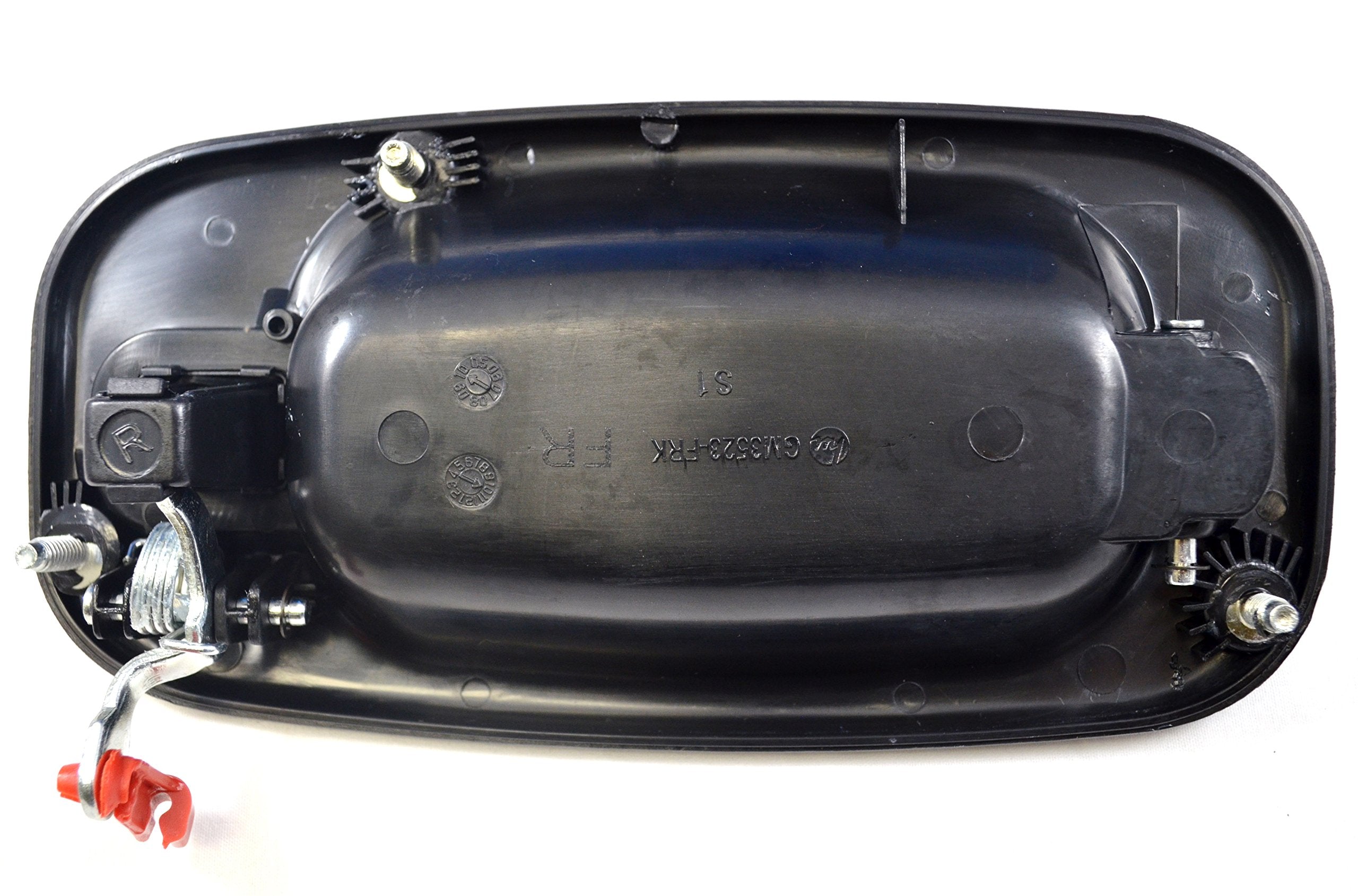 Pt Auto Warehouse Gm-3523A-Qpk - Outside Exterior Outer Door Handle, Textured Black - 1 Front Left, 1 Front Right, 1 Rear Left,