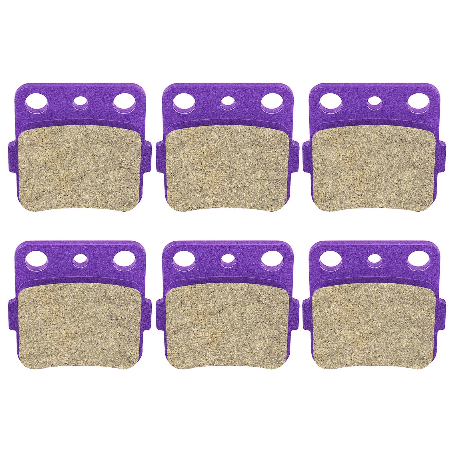 SCITOO Carbon Fiber Brake Pads Fit for 90-06 for Yamaha Banshee 350, 03-06 for Yamaha Blaster 200, 11 for Yamaha Raptor 125, 89-