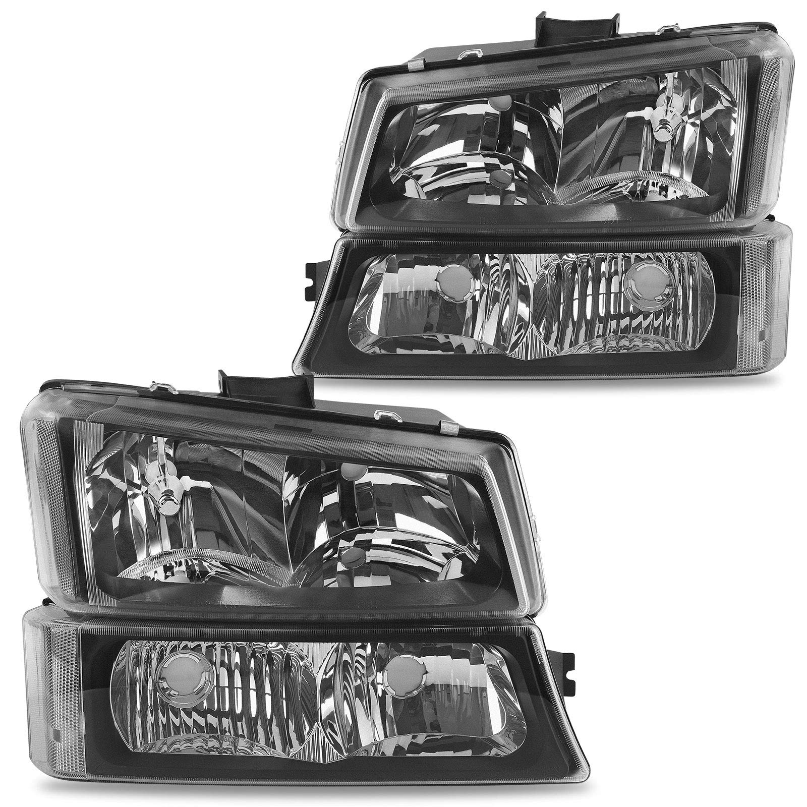 Dwvo Headlight Assembly Compatible With 2003-2006 Chevy Avalanche Silverado 1500 1500Hd 2500 2500Hd 3500/2007 Chevrolet Silverad